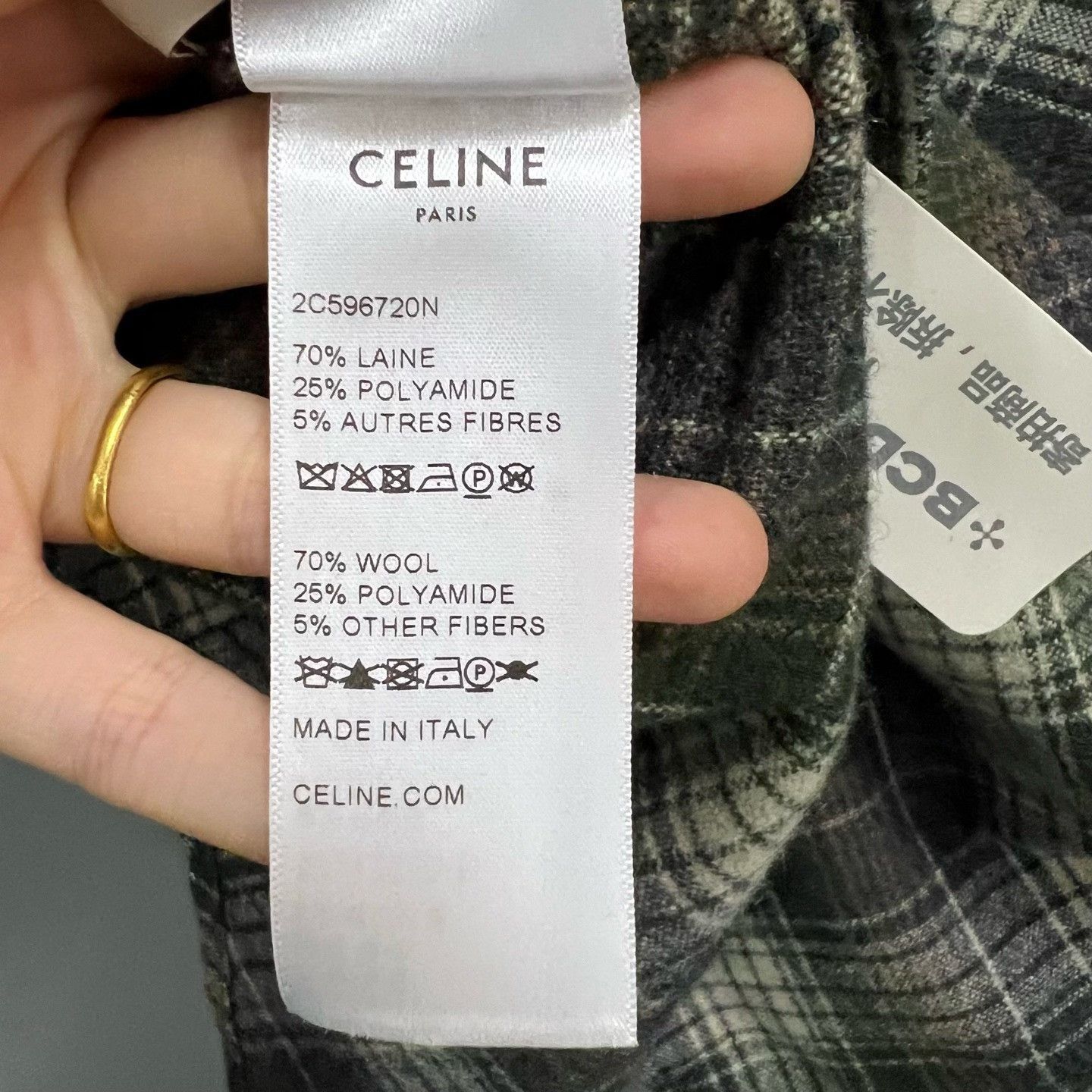 Celine Celine Retro Plaid Button Up it_36 Women Size XS / US 0-2 / IT 36-38 - 4 Thumbnail