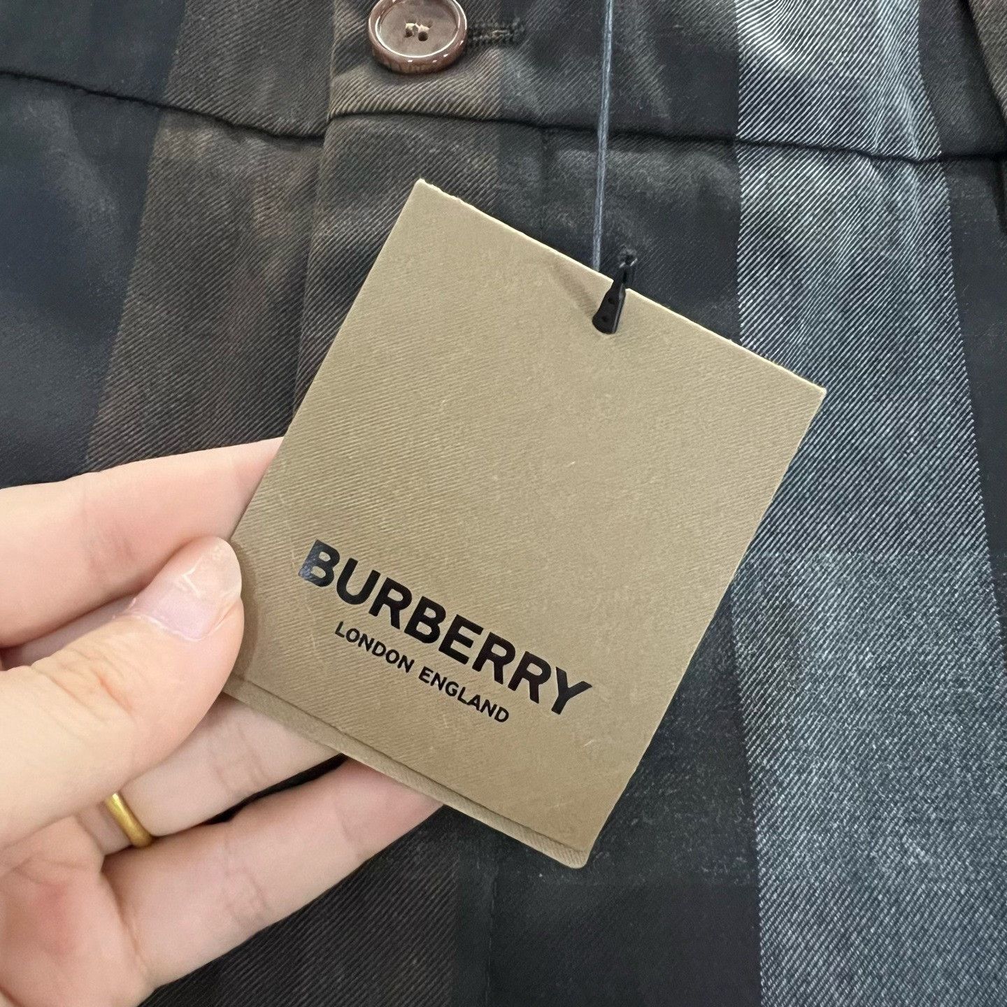 Burberry Burberry Printed Striped Casual Pants 34 Men Size US 34 / EU 50 - 3 Thumbnail