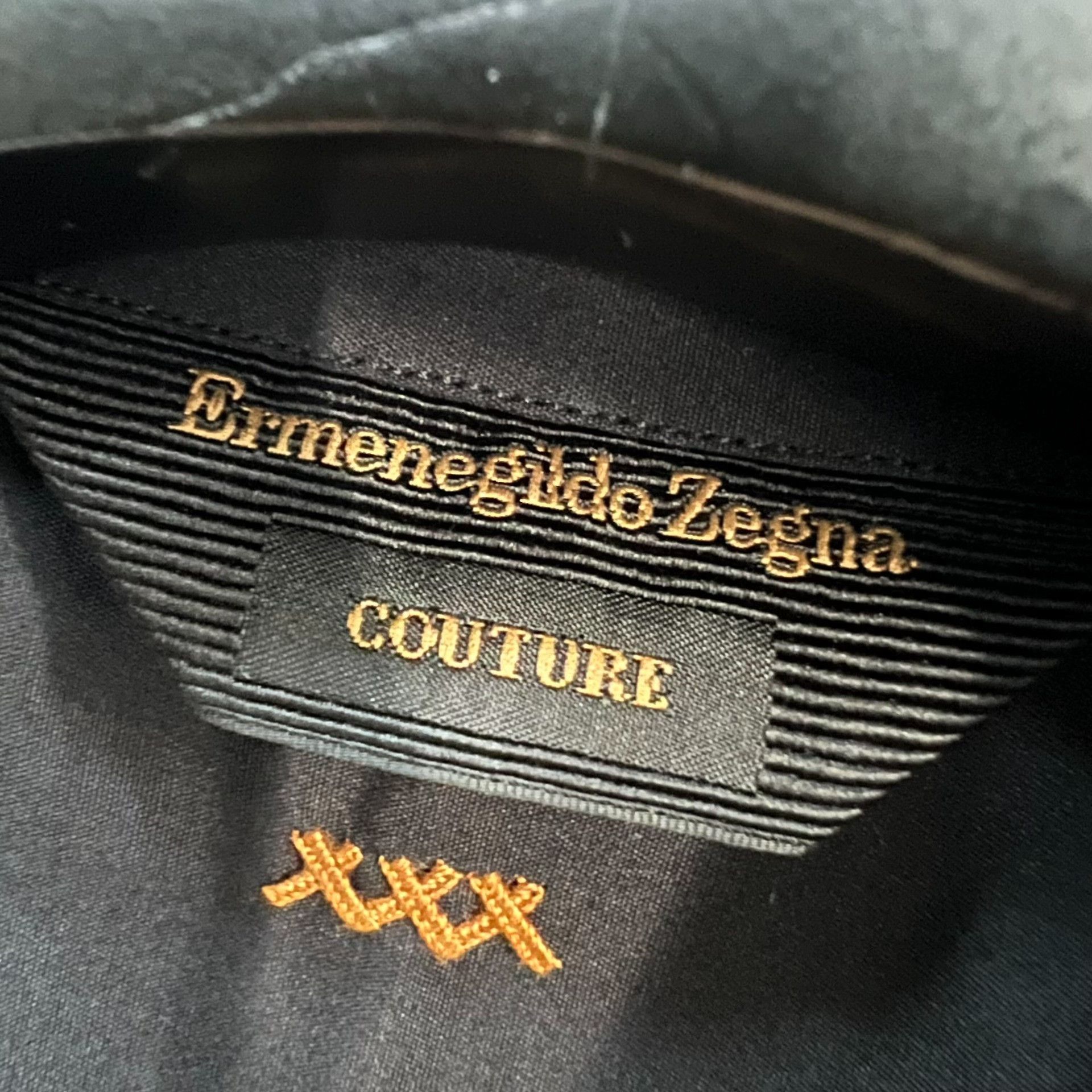 Ermenegildo Zegna Ermenegildo Zegna Patchwork Black Shirt xxs Men Size US XXS / EU 40 - 3 Thumbnail