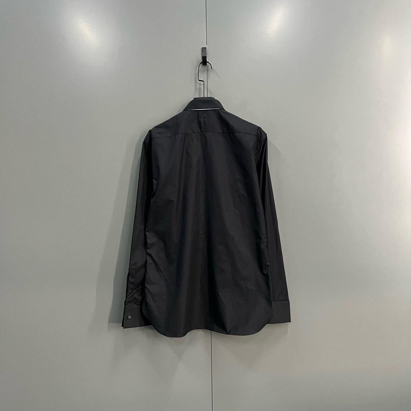 Ermenegildo Zegna Ermenegildo Zegna Patchwork Black Shirt xxs Men Size US XXS / EU 40 - 4 Thumbnail