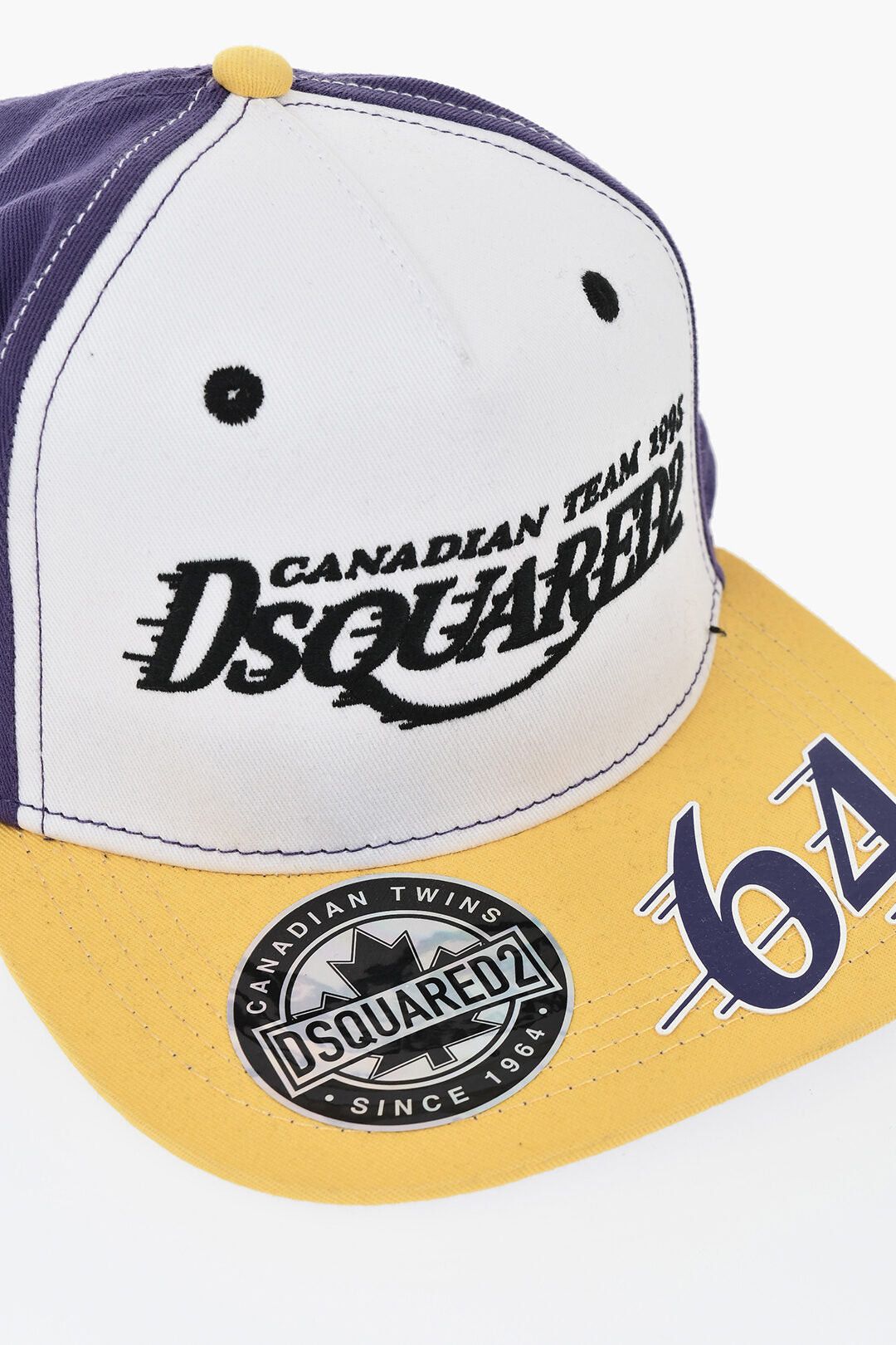 Dsquared2 Color Block Baseball Cap With Embossed Print Size ONE SIZE - 3 Thumbnail