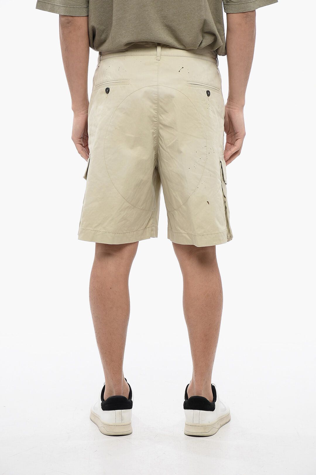 Dsquared2 Cargo Shorts STAMPS 64 T. with Paint Effect Size US 32 / EU 48 - 4 Thumbnail
