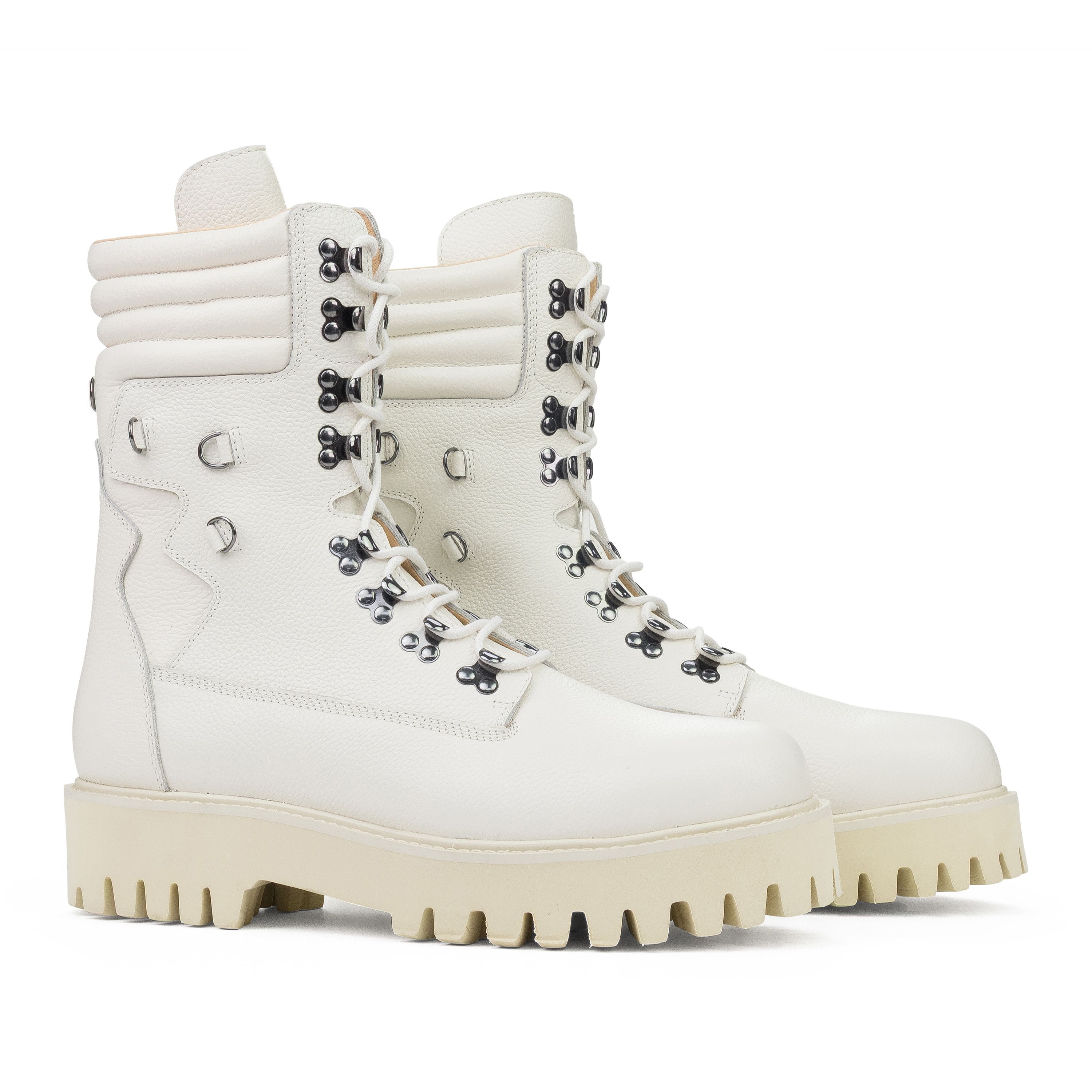 Who Decides War Who Decides War IVORY FIELD BOOTS SIZE 8 Size US 8 / EU 41 - 5 Thumbnail