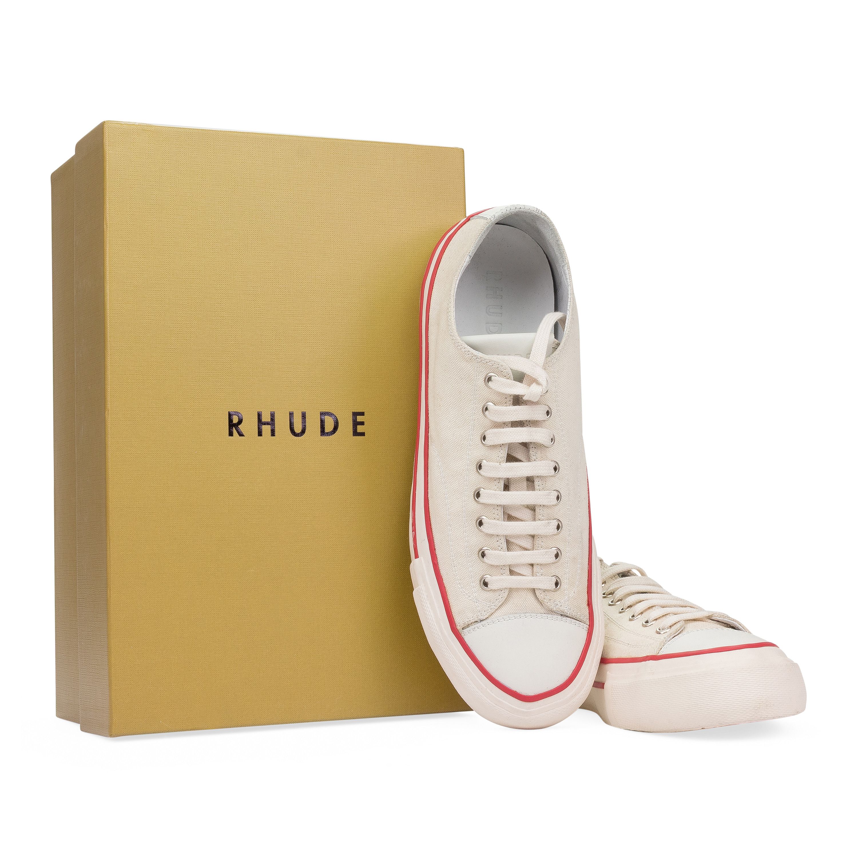 Rhude Rhude WHITE BEL-AIR LOW SNEAKERS SIZE 7 Size US 7 / EU 40 - 7 Thumbnail