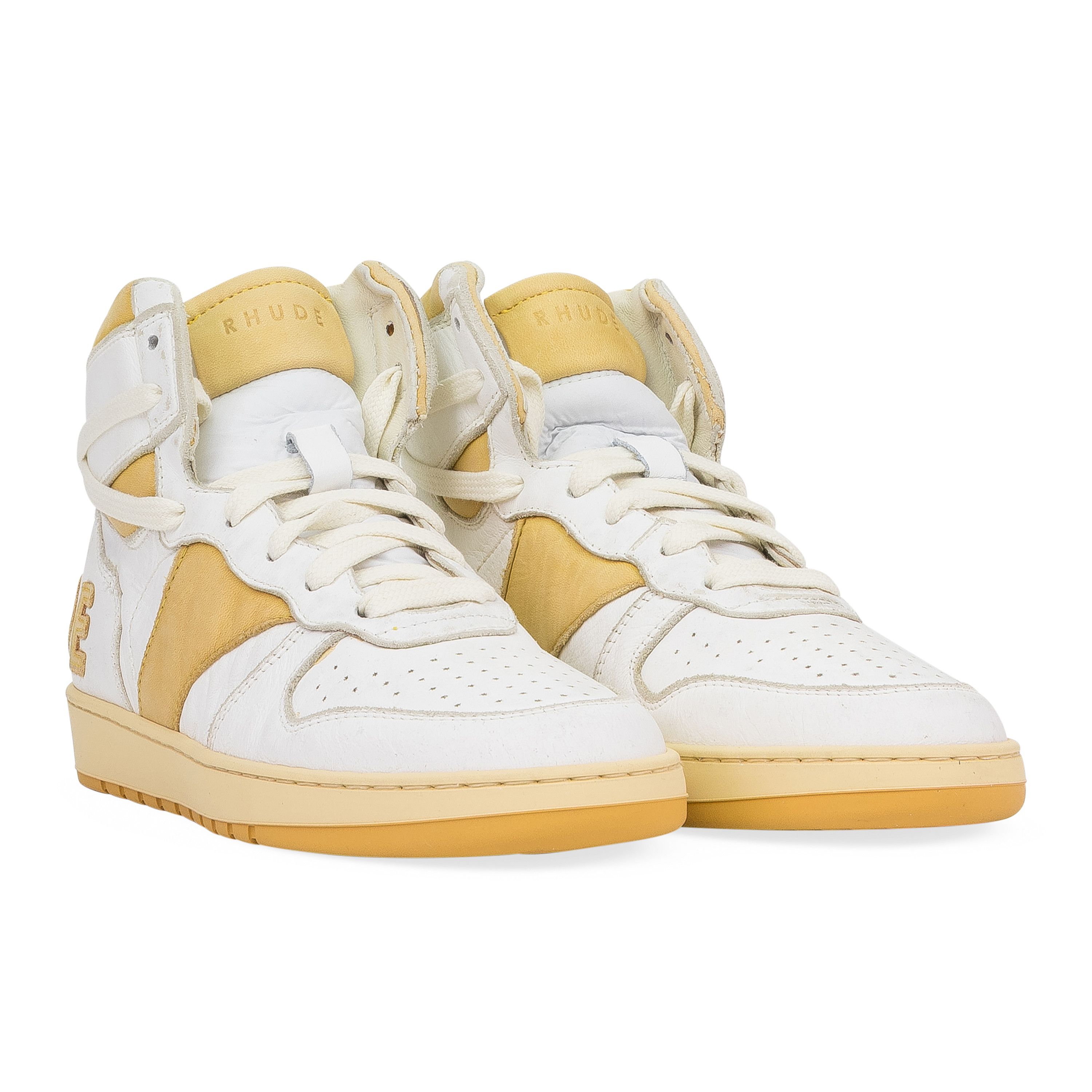 Rhude Rhude WHITE RHECESS HIGH SNEAKERS SIZE 5 Size US 5 / EU 37 - 5 Thumbnail