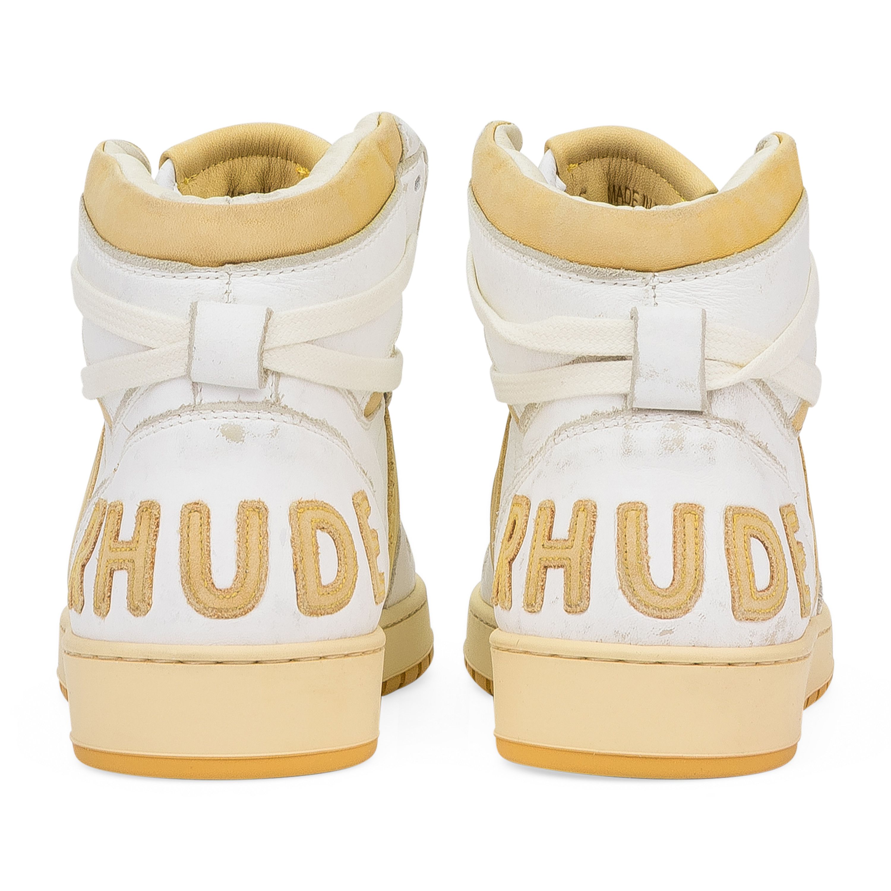 Rhude Rhude WHITE RHECESS HIGH SNEAKERS SIZE 6 Size US 6 / EU 39 - 6 Thumbnail
