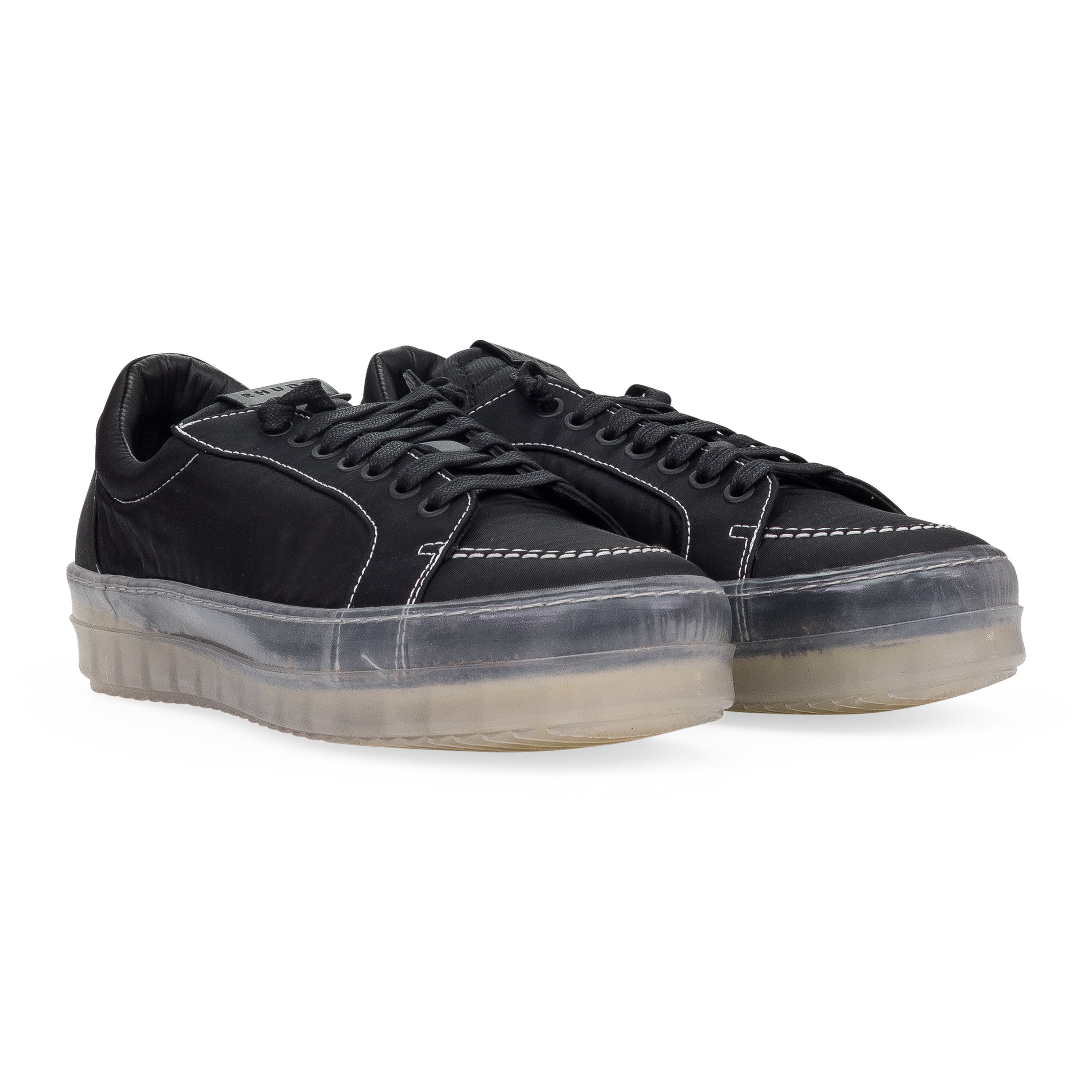 Rhude Rhude BLACK/TRANSLUCENT V1-LO SNEAKERS SIZE 11 Size US 11 / EU 44 - 5 Thumbnail