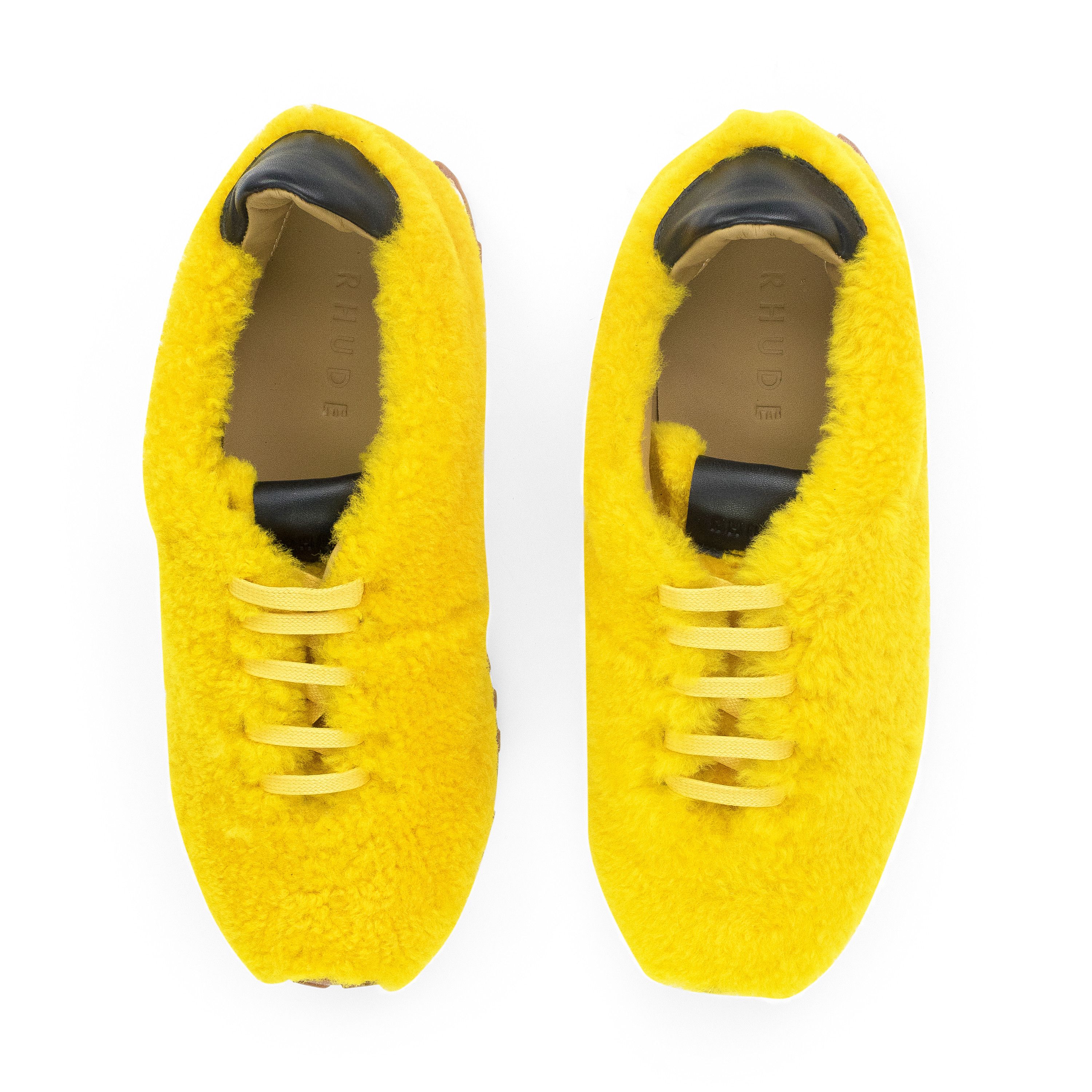 Rhude Rhude YELLOW SHERPA RUNNER SNEAKERS SIZE 11 Size US 11 / EU 44 - 4 Thumbnail