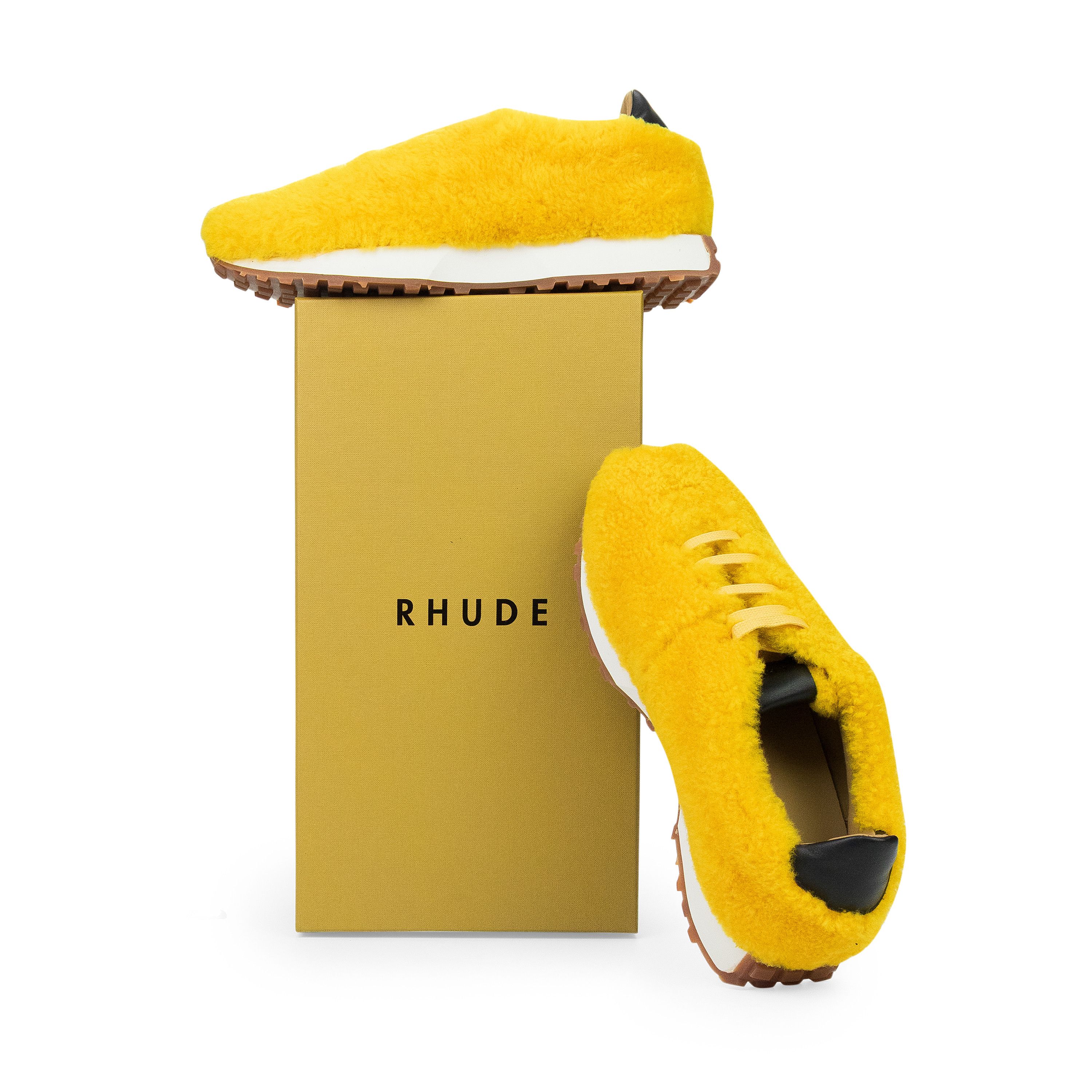 Rhude Rhude YELLOW SHERPA RUNNER SNEAKERS SIZE 8 Size US 8 / EU 41 - 7 Thumbnail