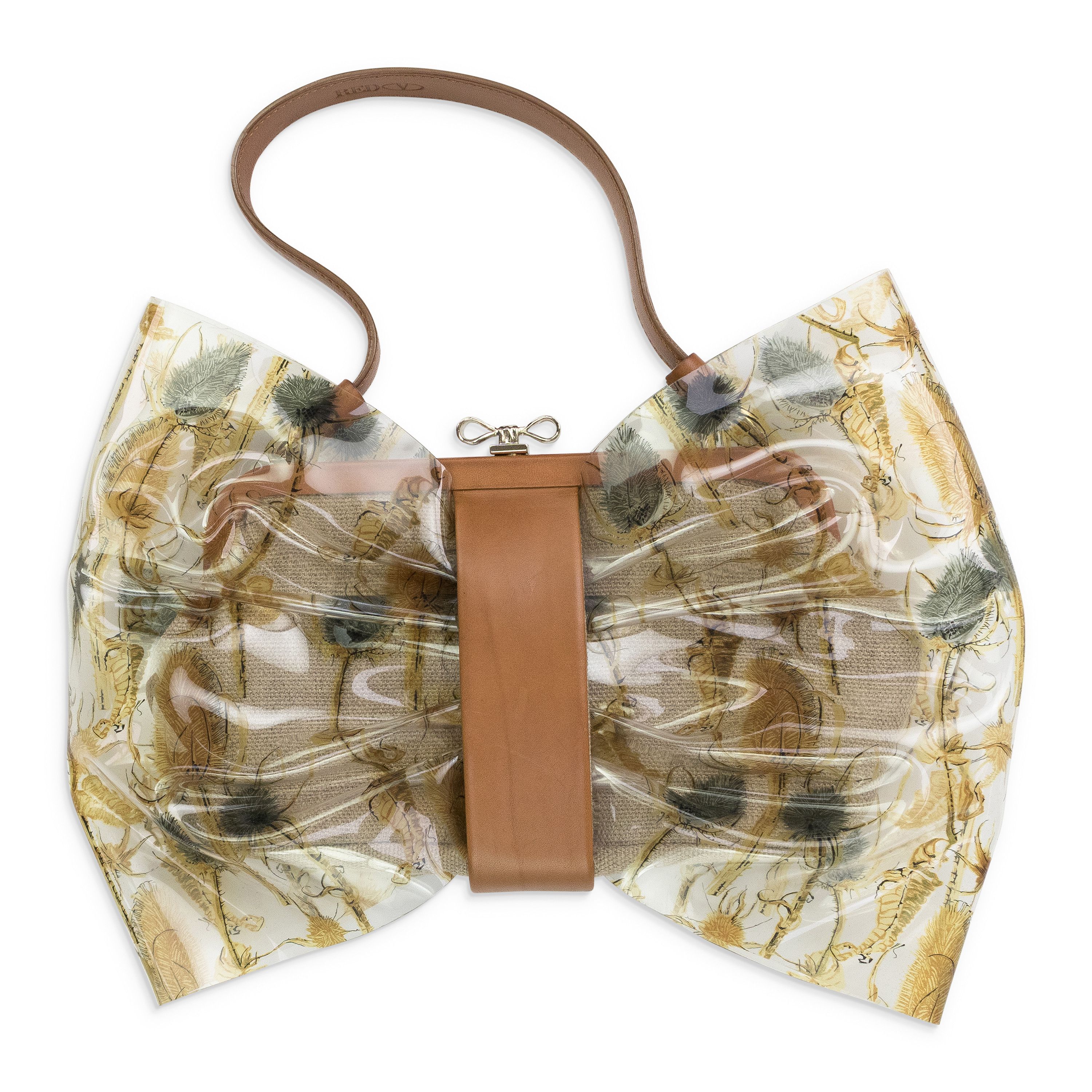 RED Valentino RED Valentino CLEAR/BROWN CLEAR PVC SINGLE SHOULDER BAG SIZE OS Size ONE SIZE - 2 Thumbnail