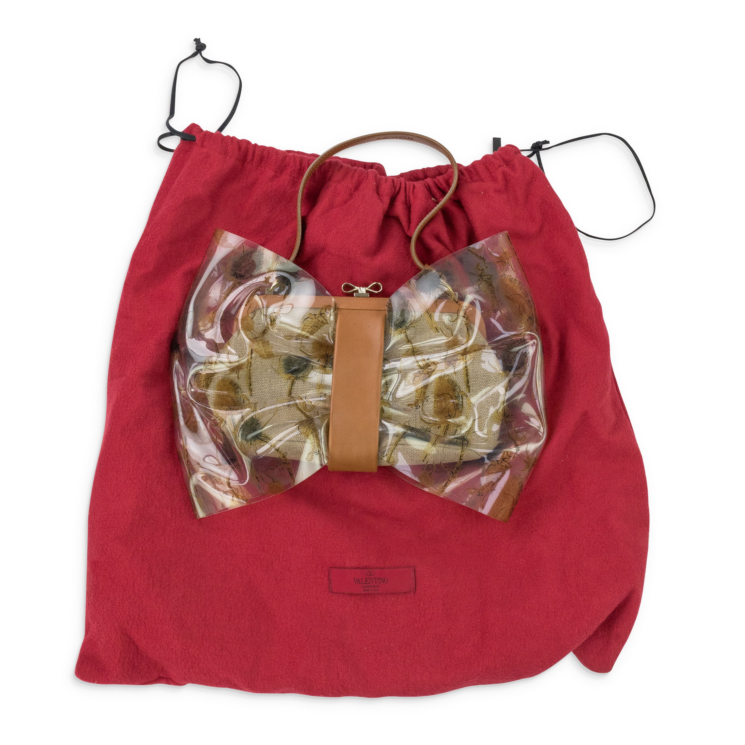 RED Valentino RED Valentino CLEAR/BROWN CLEAR PVC SINGLE SHOULDER BAG SIZE OS Size ONE SIZE - 7 Thumbnail