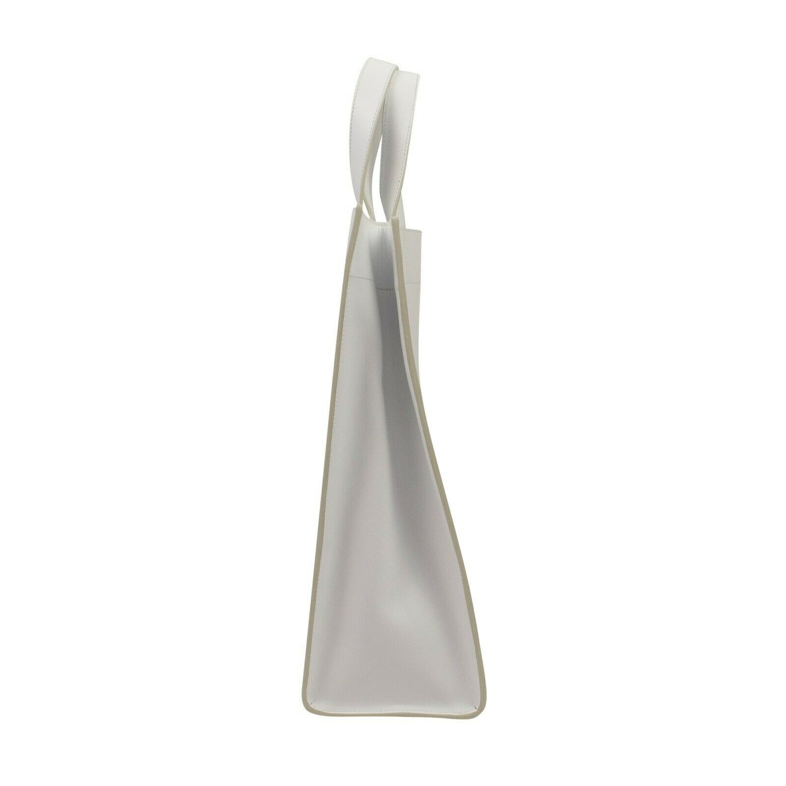 A_PLAN_APPLICATION NWT A PLAN APPLICATION COTTON OPTIC WHITE TOTE BAG SIZE OS $1750 Size ONE SIZE - 3 Thumbnail