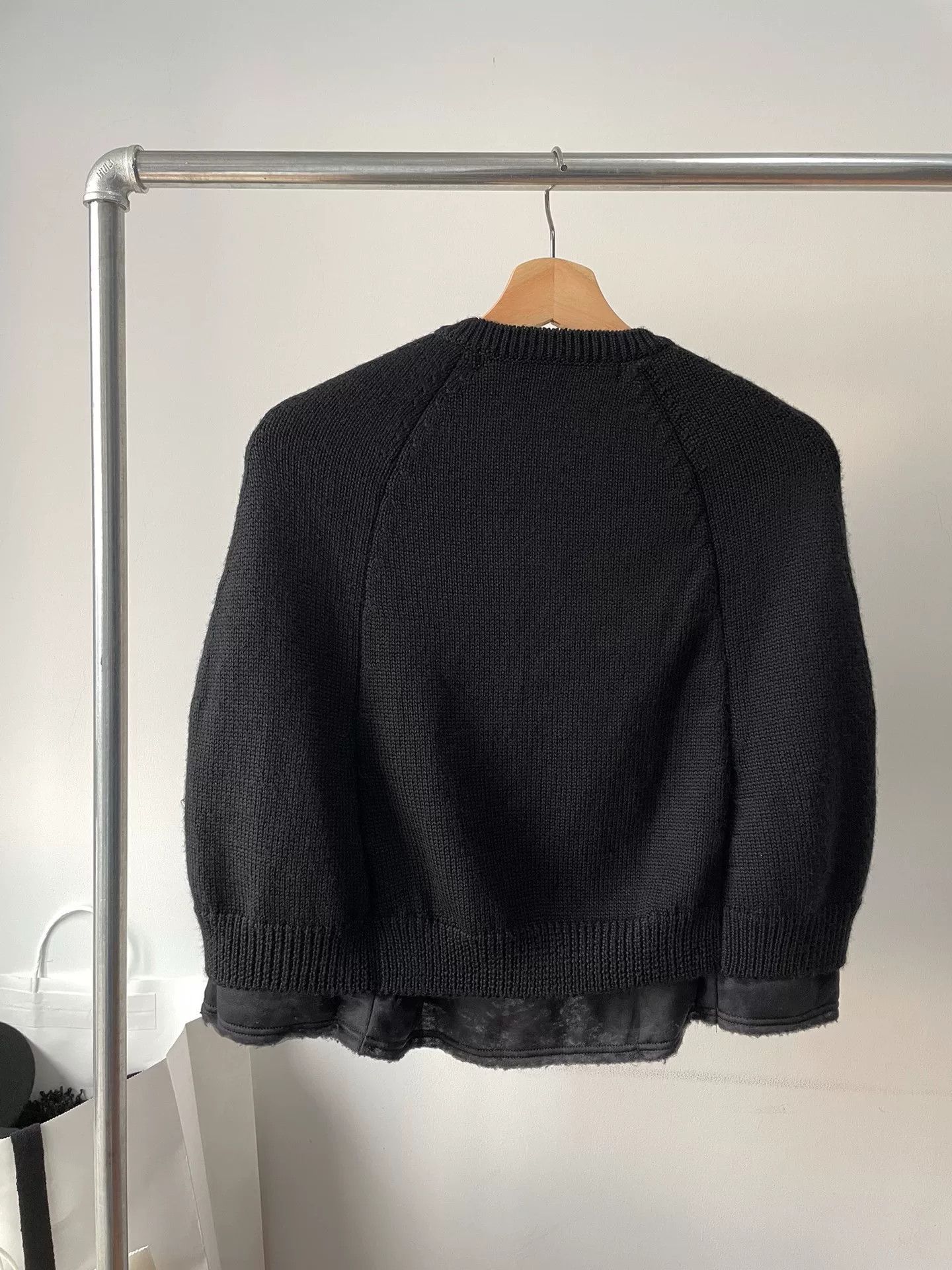 Comme des Garcons Comme des Garçons Black Knit Cape Size XS / US 0-2 / IT 36-38 - 2 Thumbnail