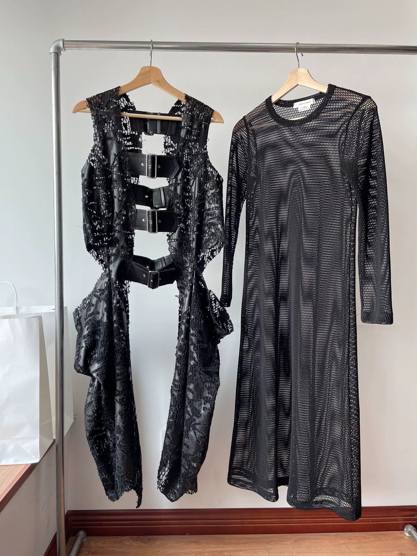 Comme des Garcons Comme des Garçons Lace Buckle Vest Two-Piece Size S / US 4 / IT 40 - 5 Thumbnail