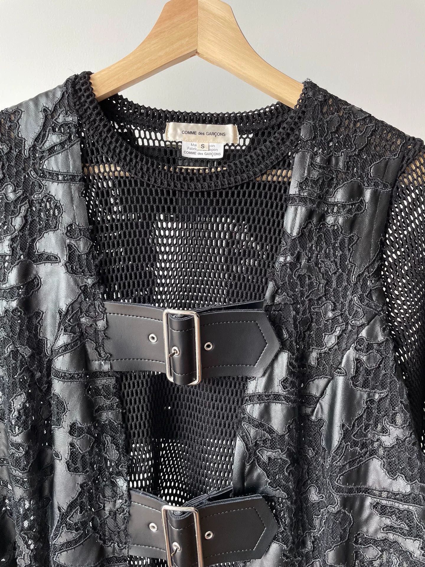 Comme des Garcons Comme des Garçons Lace Buckle Vest Two-Piece Size S / US 4 / IT 40 - 3 Thumbnail