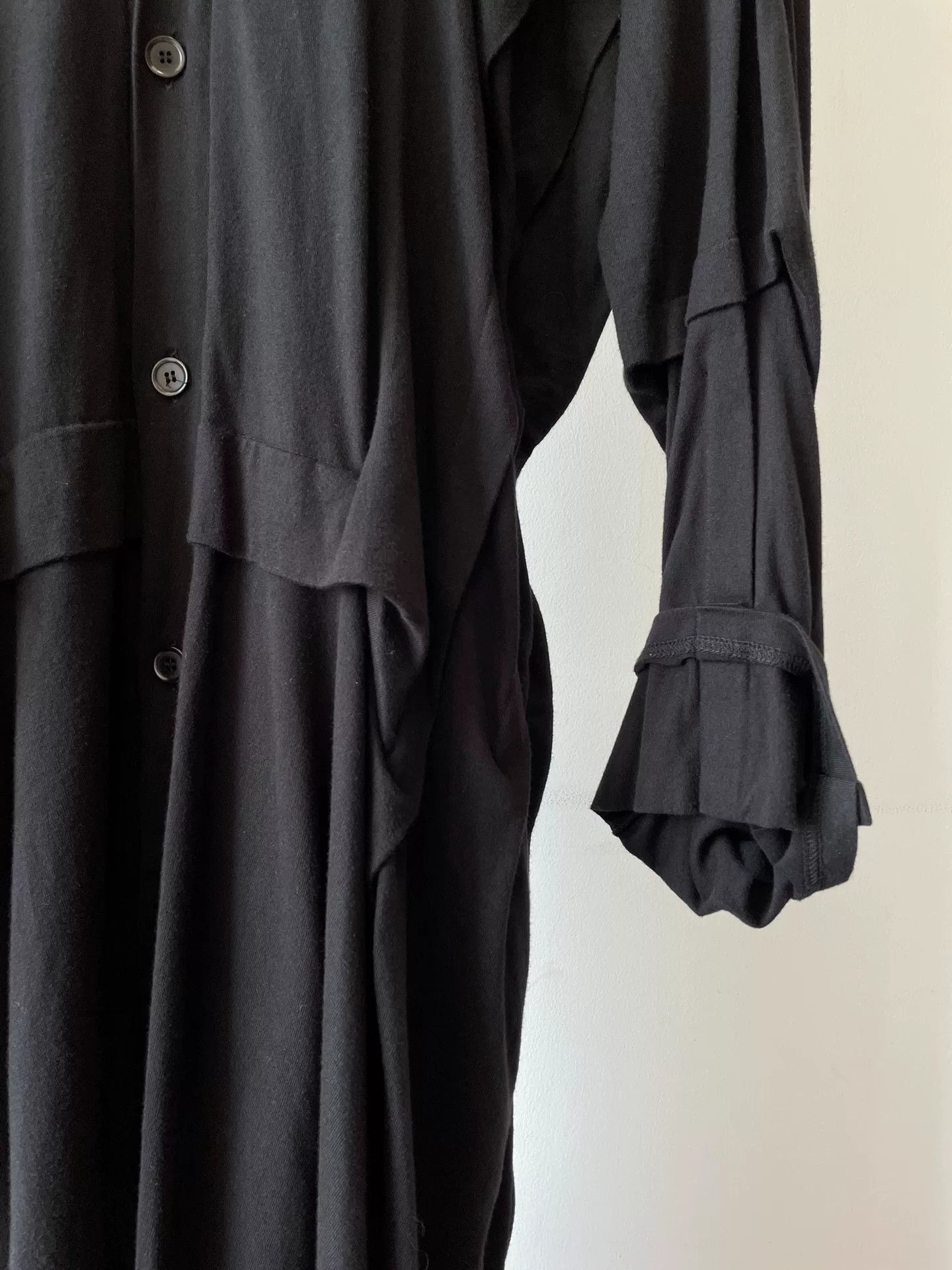 Limi Feu Limi Feu Black Long Cardigan Dress Size S / US 4 / IT 40 - 4 Thumbnail