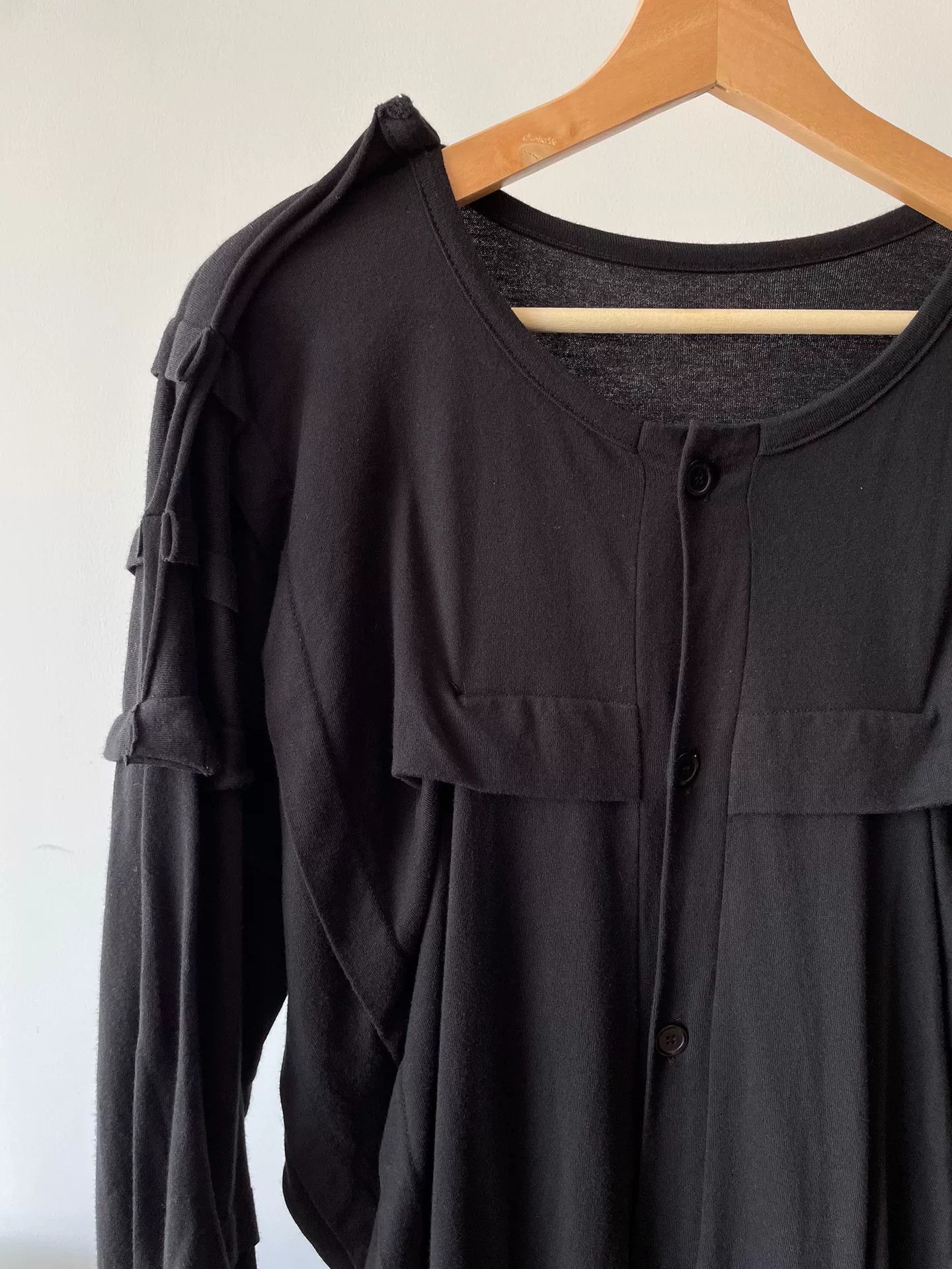 Limi Feu Limi Feu Black Long Cardigan Dress Size S / US 4 / IT 40 - 3 Thumbnail