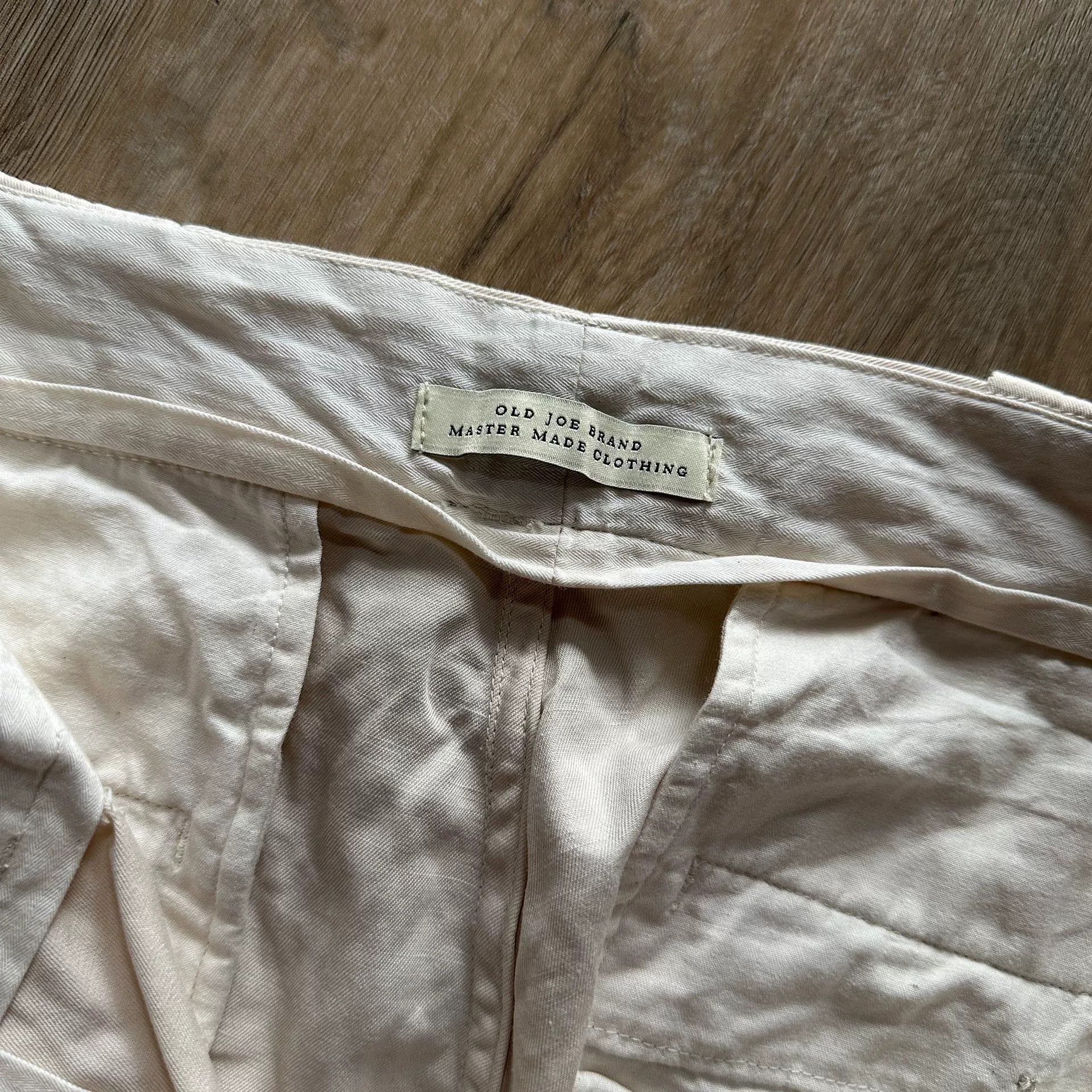 Old Joe OLD JOE Cotton Linen Beige Pants Size US 32 / EU 48 - 8 Thumbnail