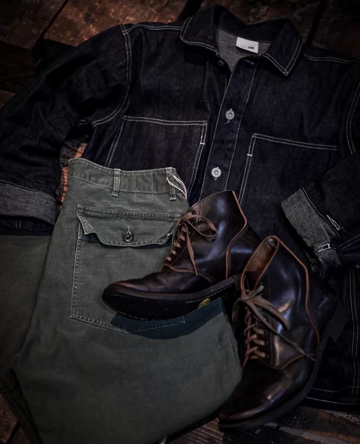 Viberg Lua × Skoob Horsebutt M-43 Work Boots Size US 10 / EU 43 - 9 Thumbnail