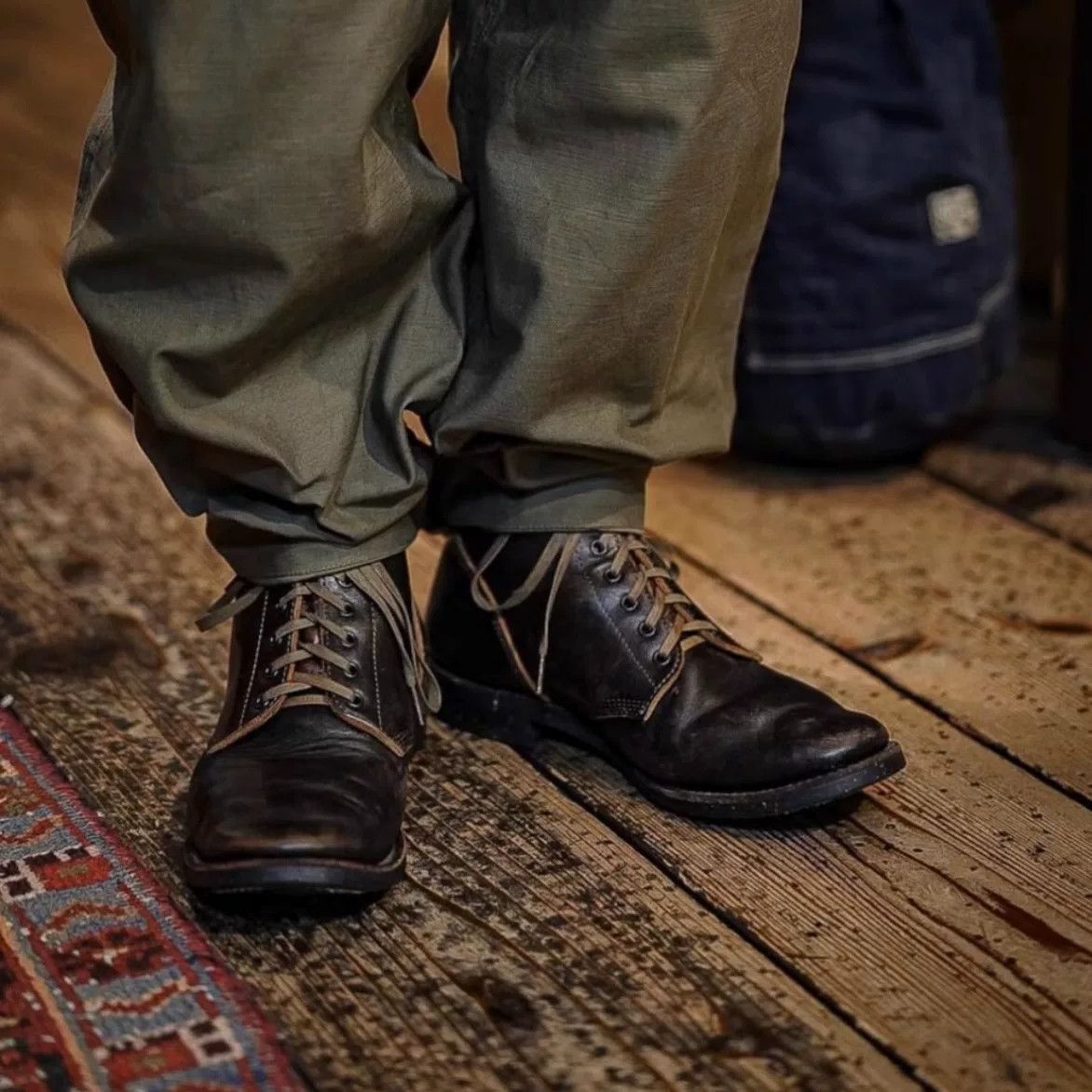 Viberg Lua × Skoob Horsebutt M-43 Work Boots Size US 10 / EU 43 - 2 Thumbnail