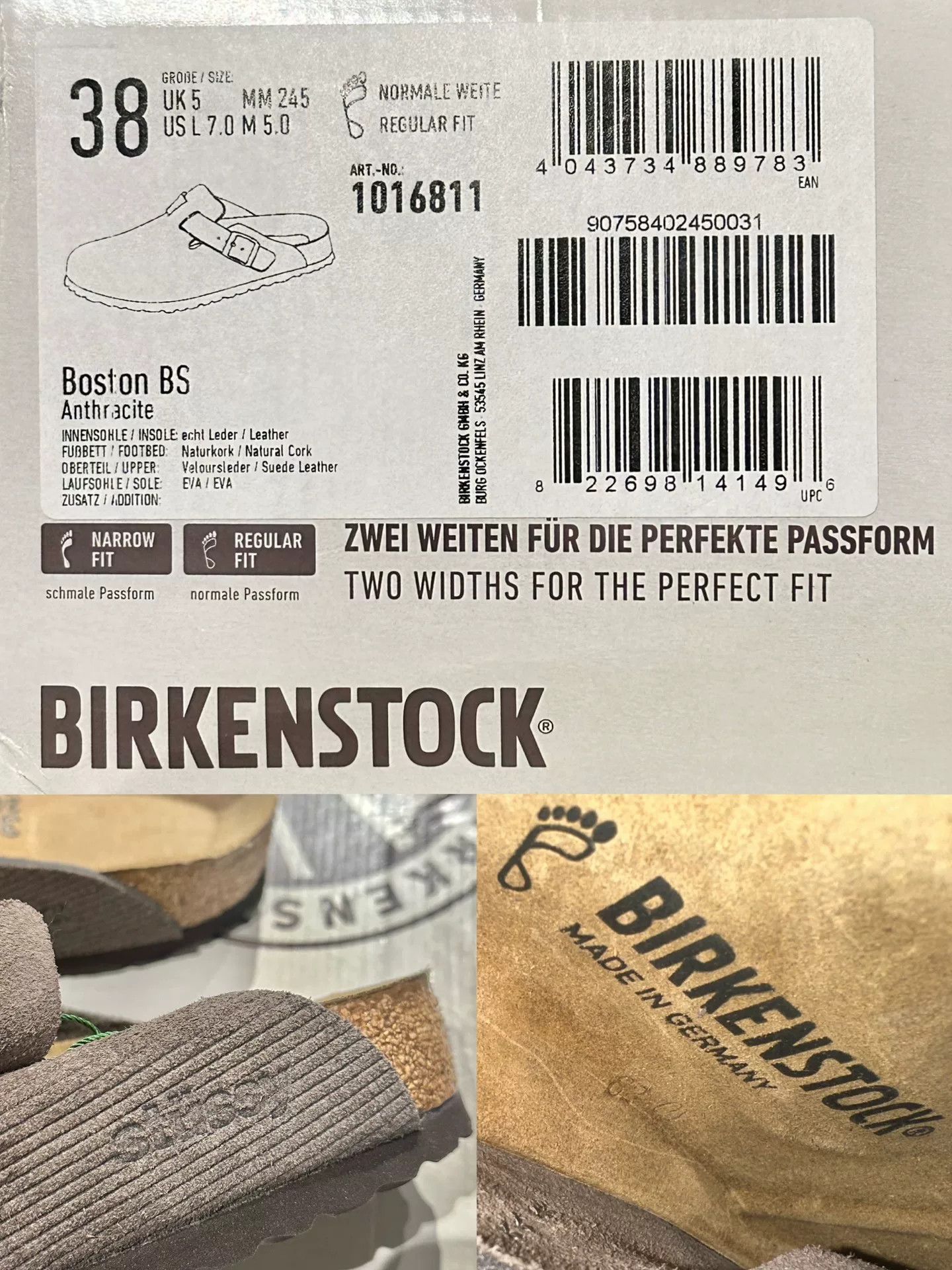Stussy Stussy x Birkenstock 38 Limited Edition Size US 7 / IT 37 - 2 Thumbnail