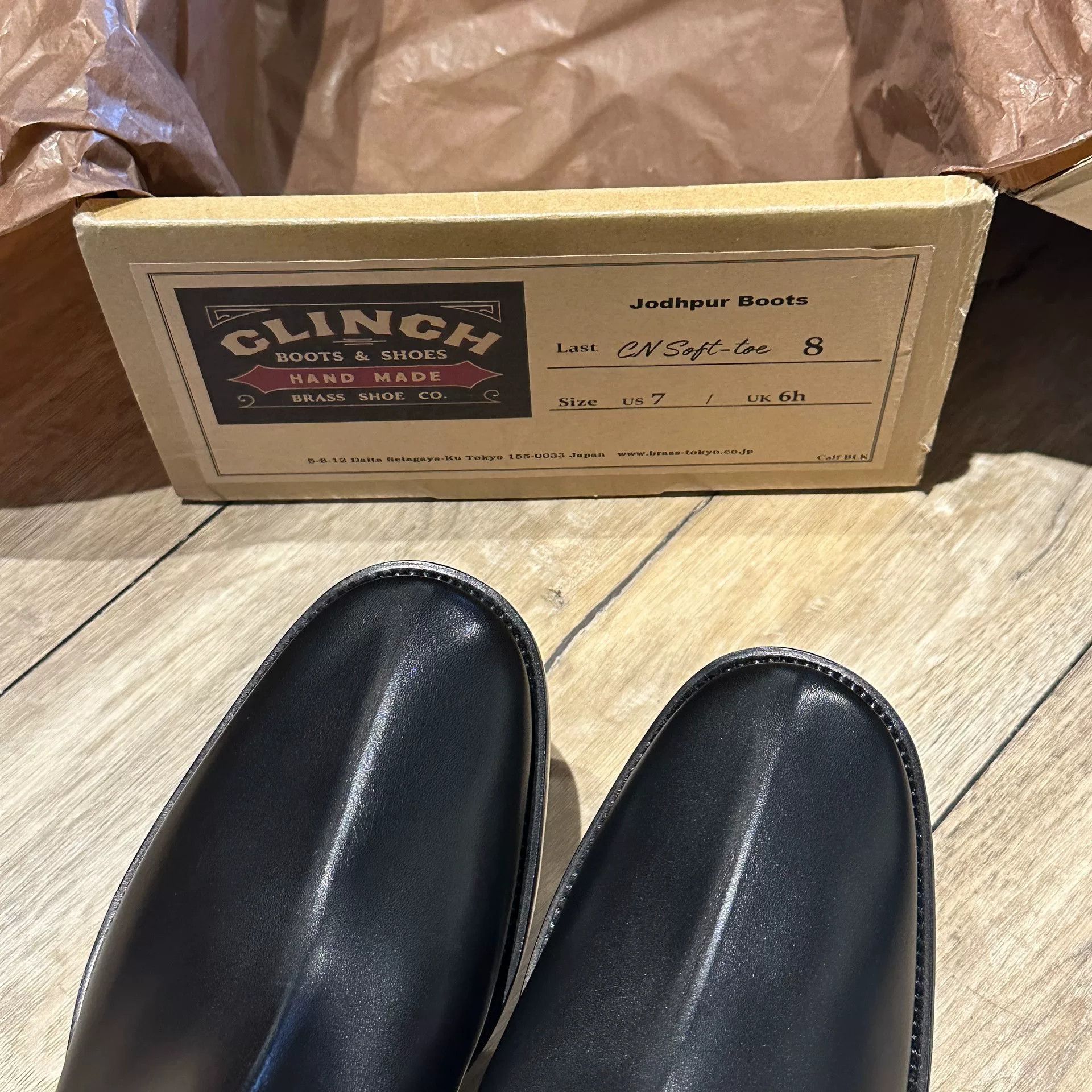 Clinch Boots Clinch Jodhpur Black Leather Boots Size US 7 / EU 40 - 4 Thumbnail
