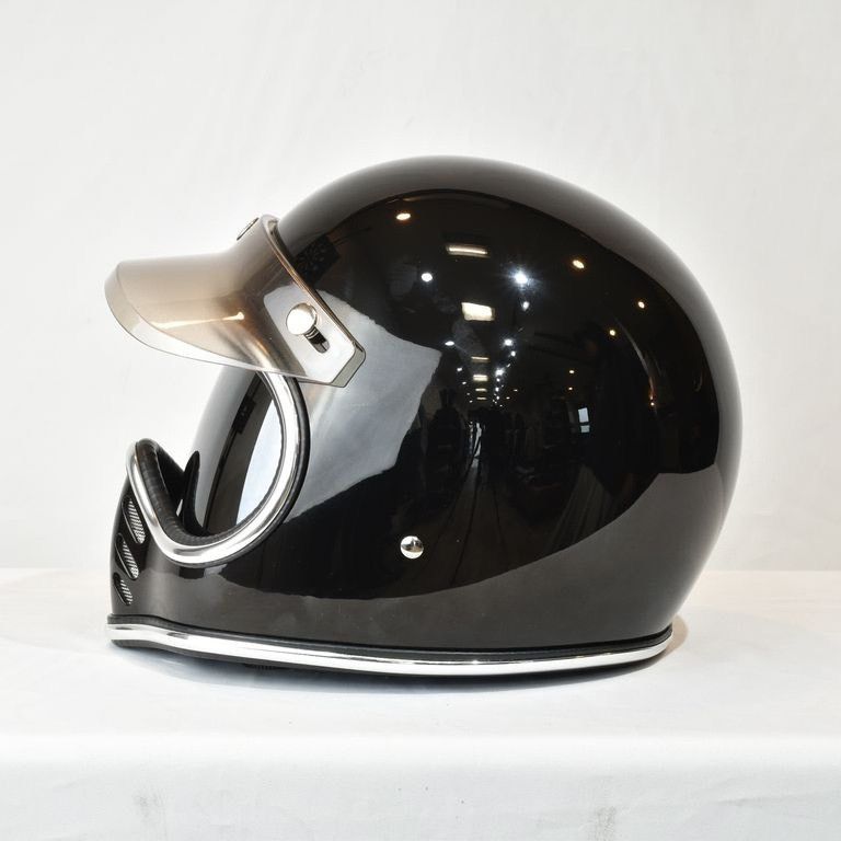 Bell BURST CHROME CROSS Mini Moto Helmet Size ONE SIZE - 9 Thumbnail