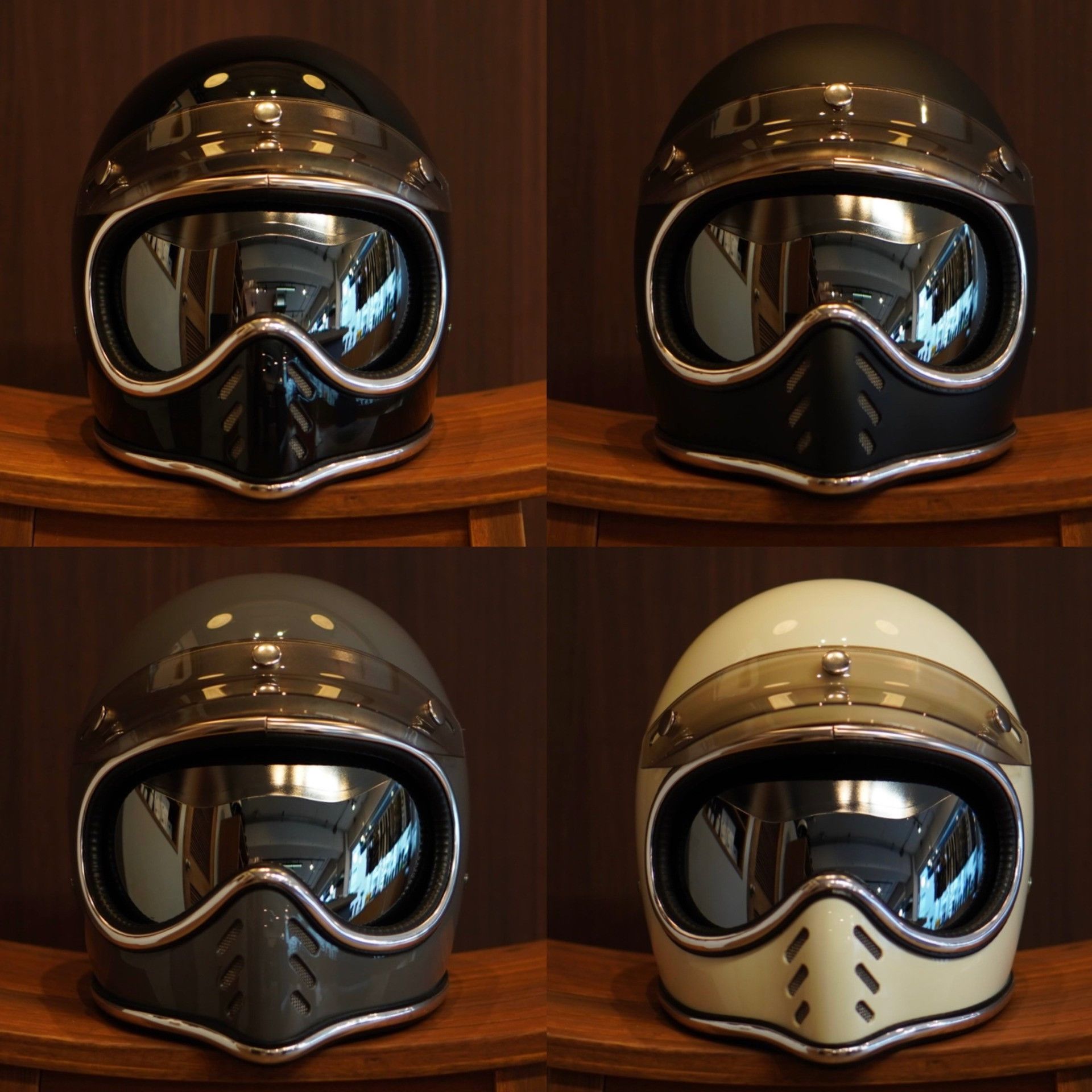 Bell BURST CHROME CROSS Mini Moto Helmet Size ONE SIZE - 2 Thumbnail