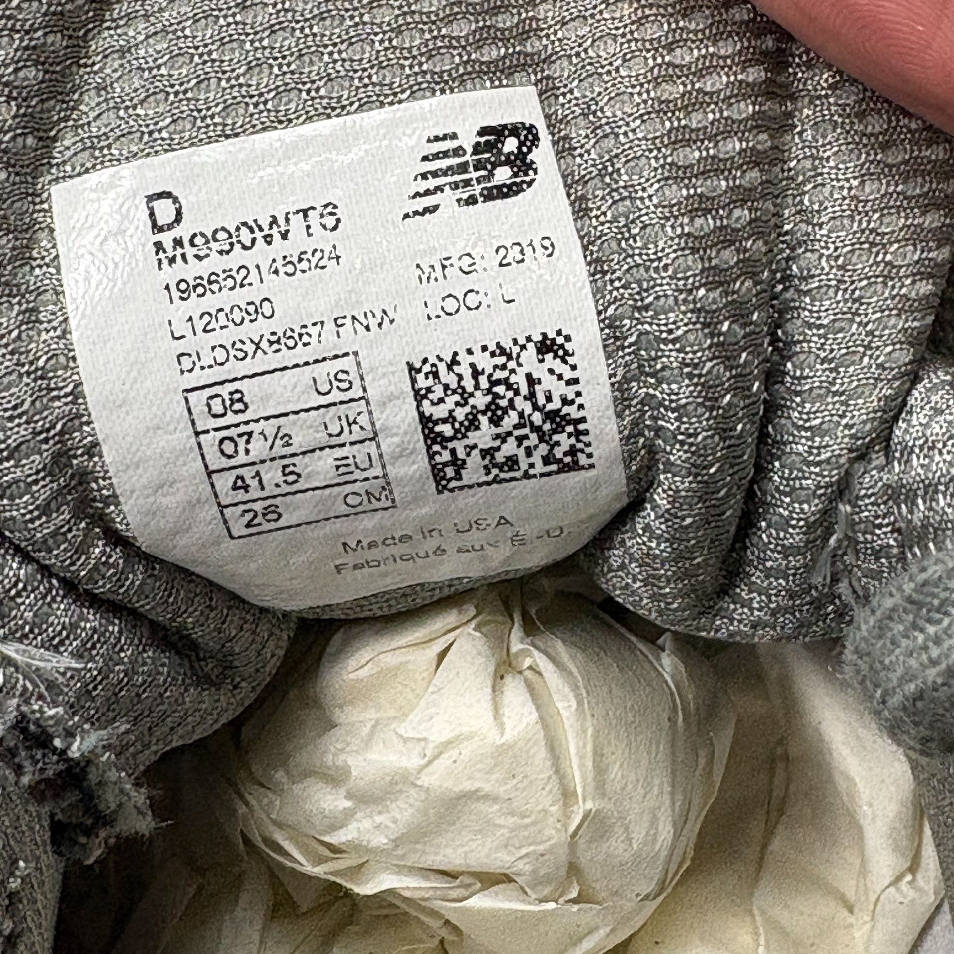 Wtaps WTAPS x New Balance 990 V6 Size US 8.5 / EU 41-42 - 7 Thumbnail