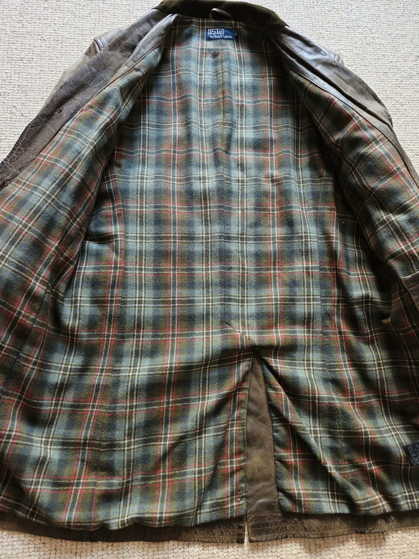 Polo Ralph Lauren Polo Ralph Lauren Leather Coat Size US L / EU 52-54 / 3 - 3 Thumbnail
