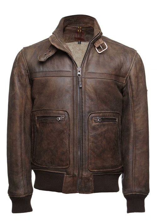 Timberland Timberland Shearling Moto Leather Jacket Size US M / EU 48-50 / 2 - 9 Thumbnail