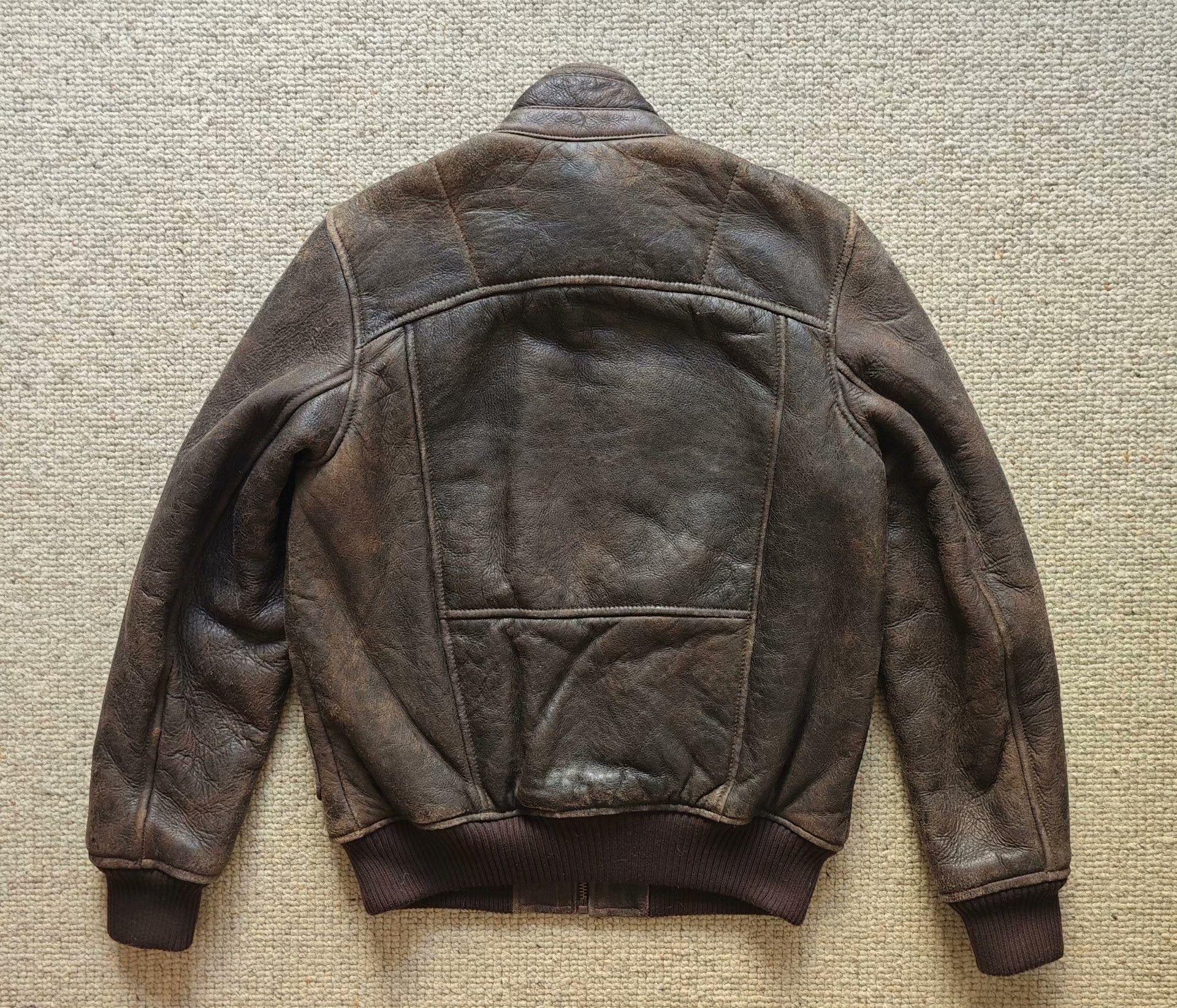 Timberland Timberland Shearling Moto Leather Jacket Size US M / EU 48-50 / 2 - 4 Thumbnail