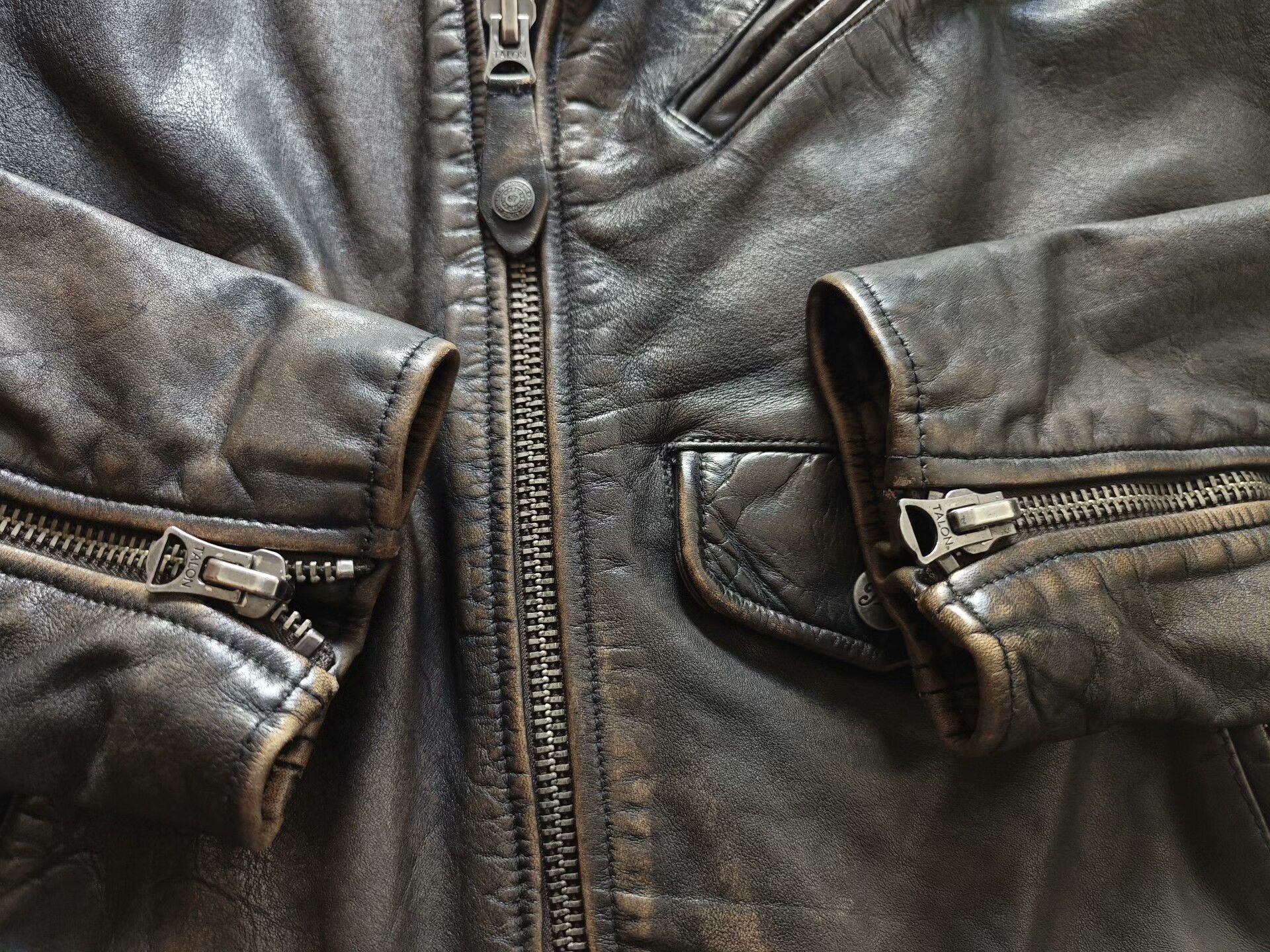 Polo Ralph Lauren Polo Ralph Lauren Men's Motorcycle Leather Jacket Size US M / EU 48-50 / 2 - 5 Thumbnail