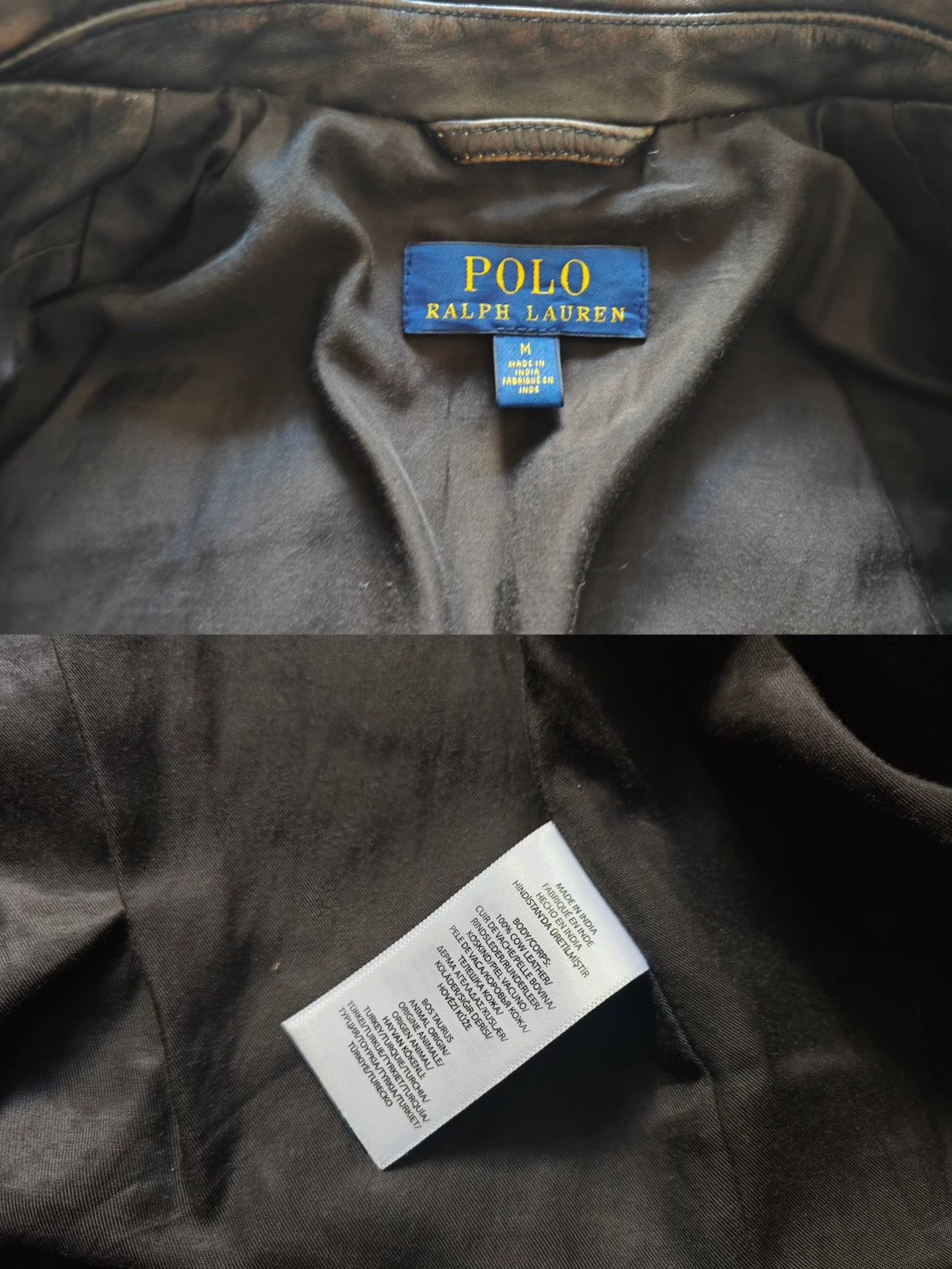 Polo Ralph Lauren Polo Ralph Lauren Men's Motorcycle Leather Jacket Size US M / EU 48-50 / 2 - 4 Thumbnail