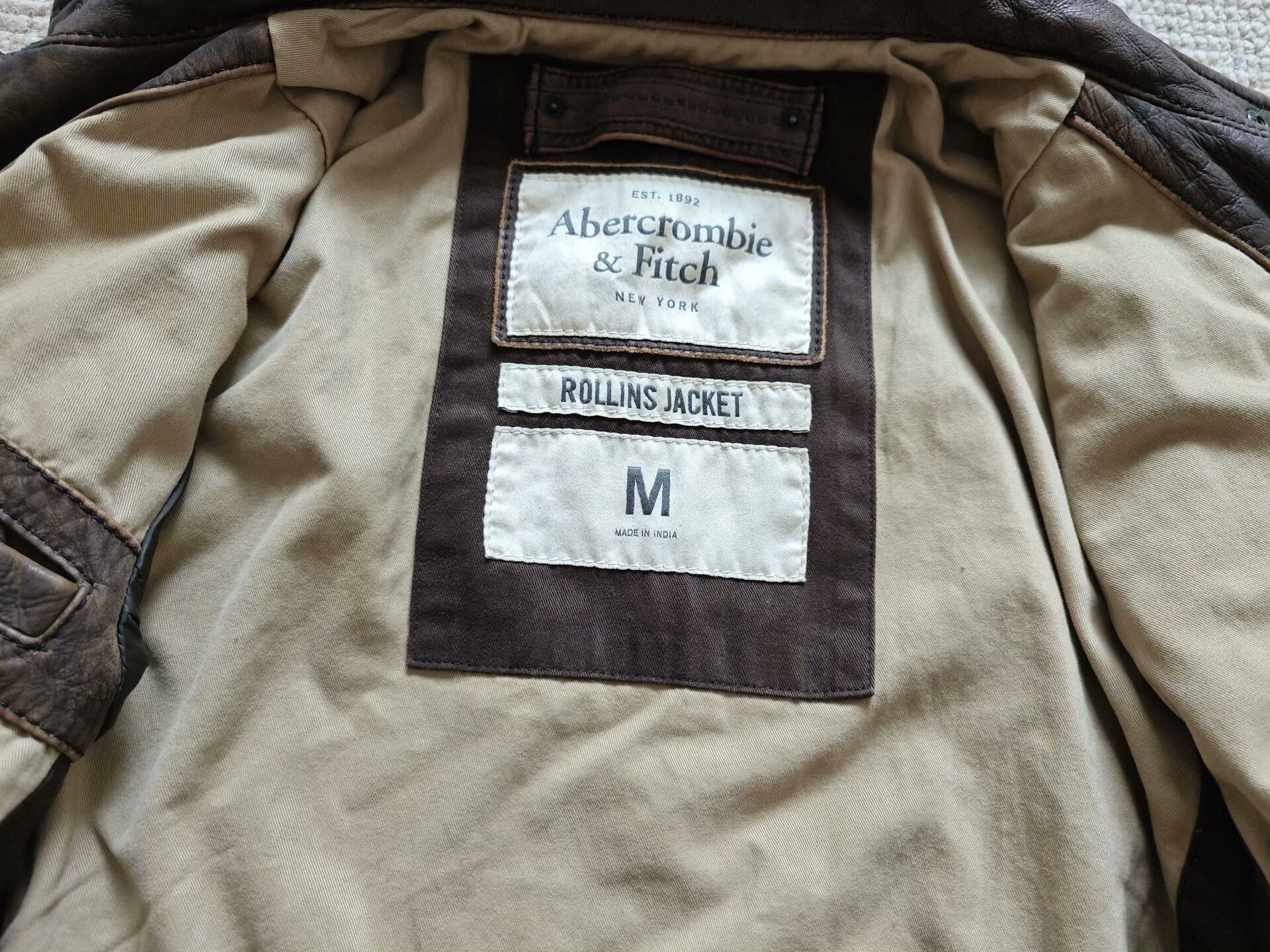 Abercrombie & Fitch Abercrombie & Fitch Moto Jacket Size US M / EU 48-50 / 2 - 5 Thumbnail