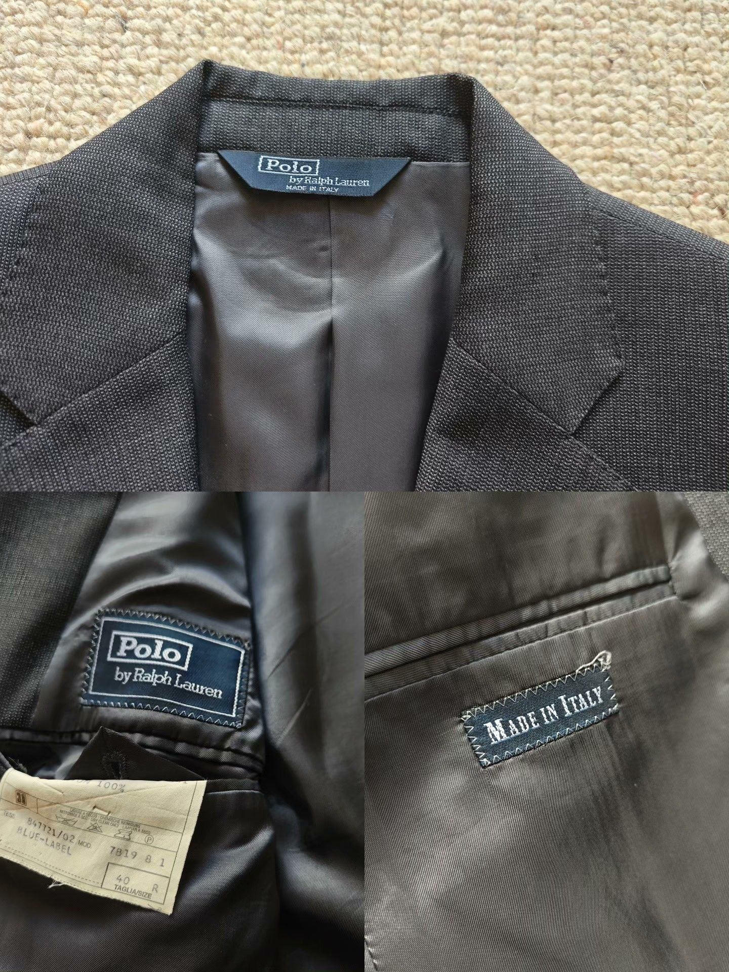 Polo Ralph Lauren Polo Ralph Lauren Wool Suit Jacket Size US M / EU 48-50 / 2 - 6 Thumbnail