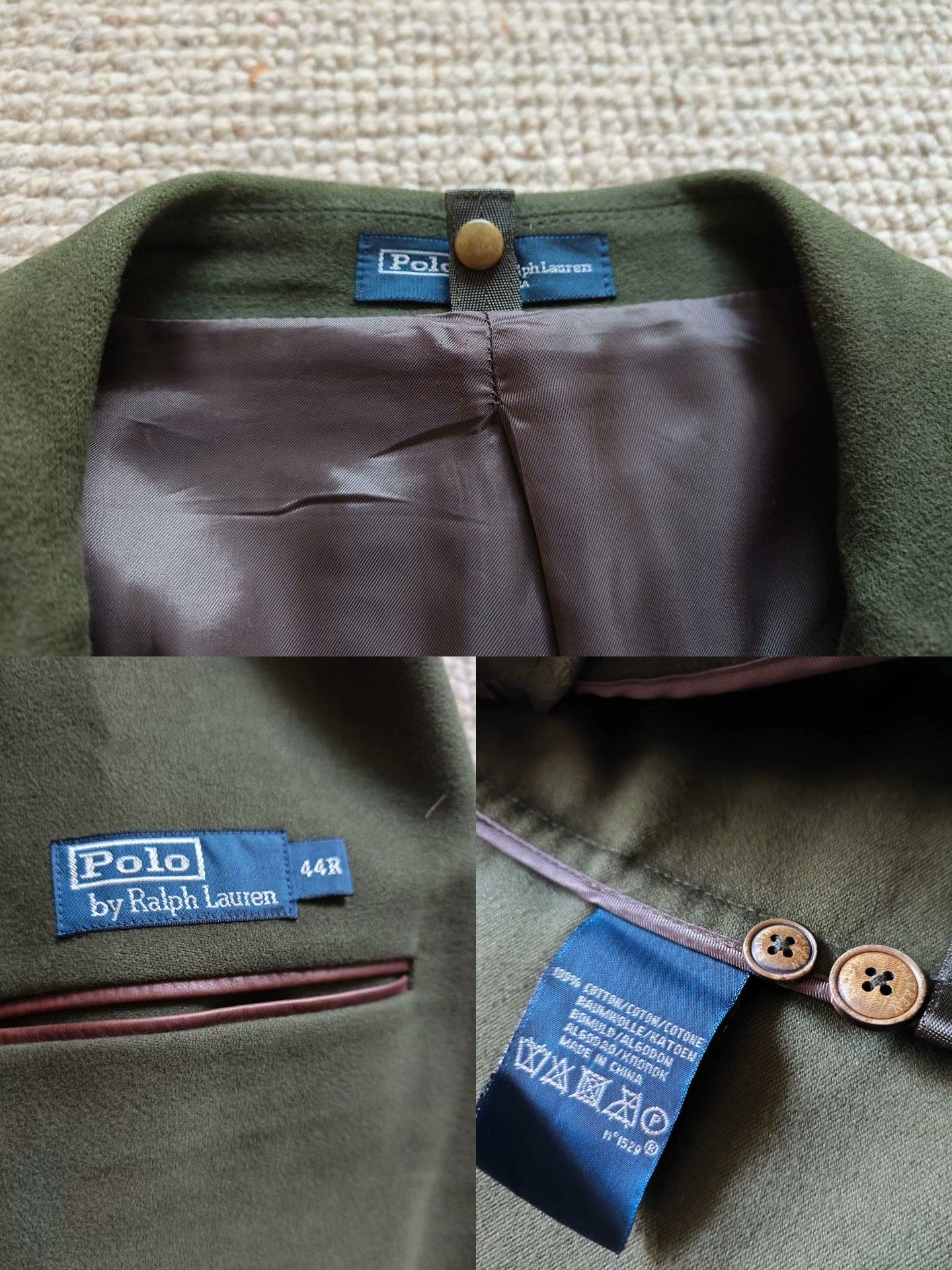 Polo Ralph Lauren Polo Ralph Lauren Suede Hunting Blazer Size US S / EU 44-46 / 1 - 4 Thumbnail