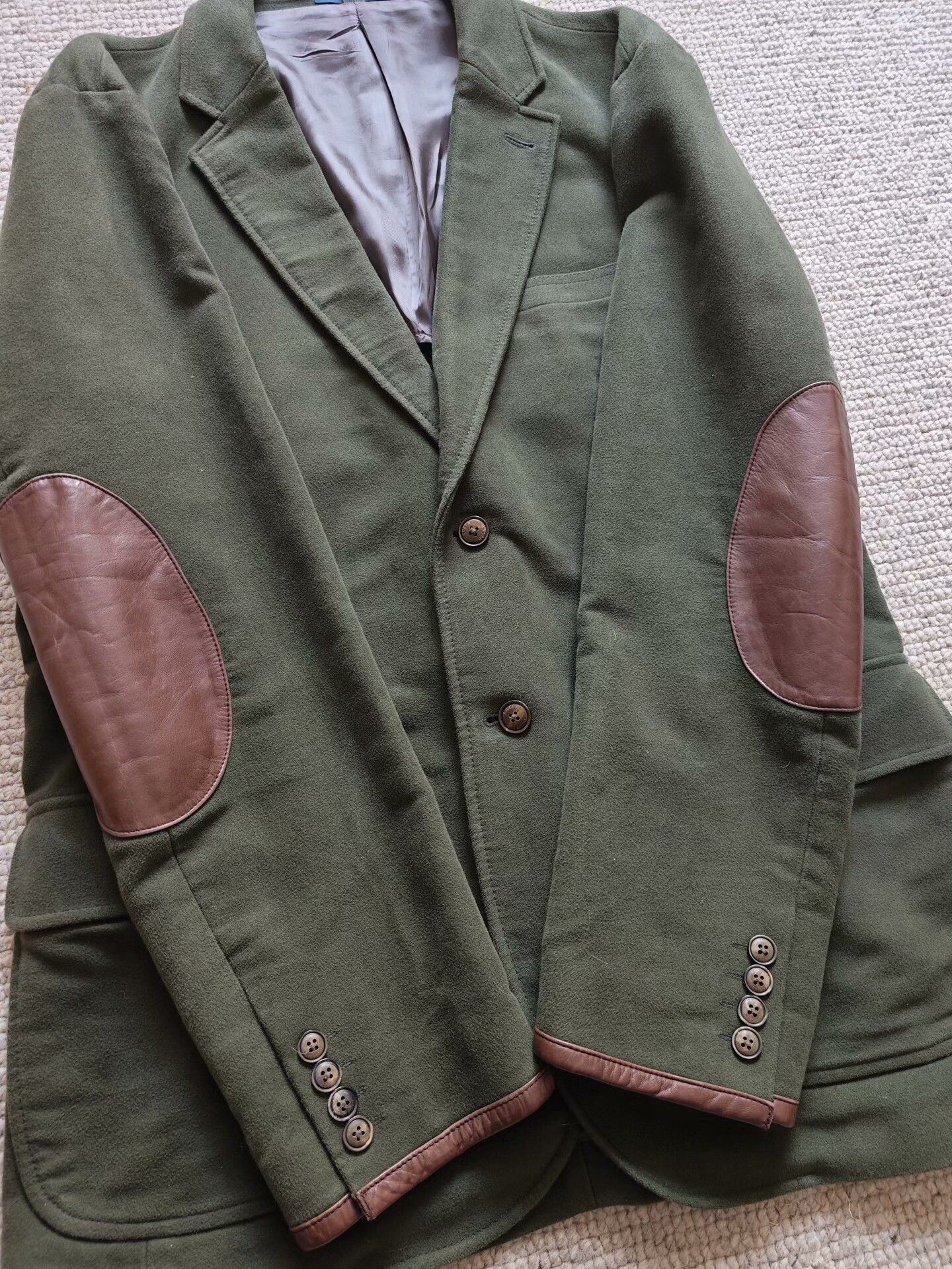 Polo Ralph Lauren Polo Ralph Lauren Suede Hunting Blazer Size US S / EU 44-46 / 1 - 8 Thumbnail