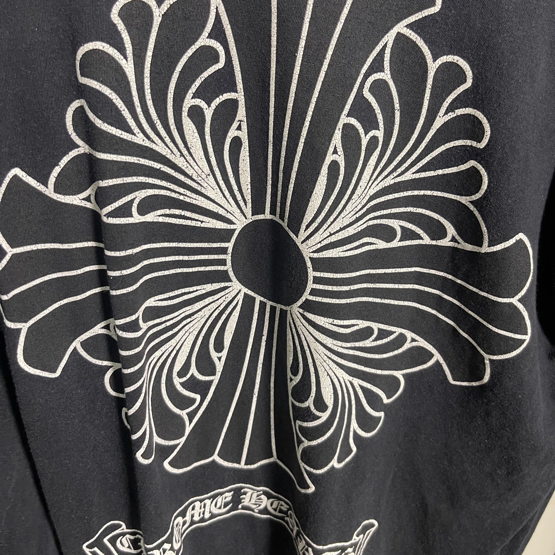 Chrome Hearts Chrome Hearts Black Long Sleeve Cross Print Size US M / EU 48-50 / 2 - 7 Thumbnail