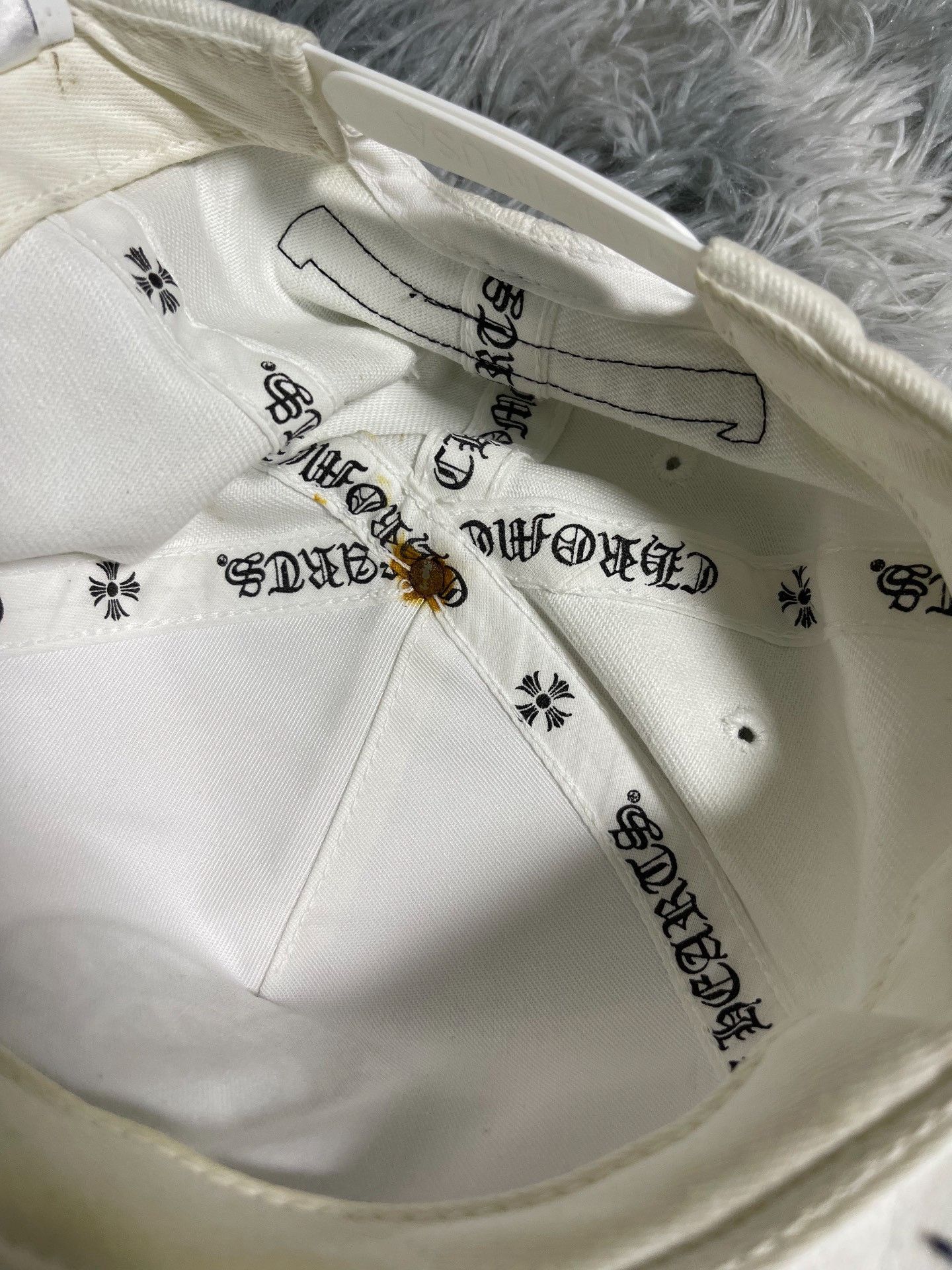 Chrome Hearts Chrome Hearts Horseshoe Cross Embroidered Cap Size ONE SIZE - 7 Thumbnail