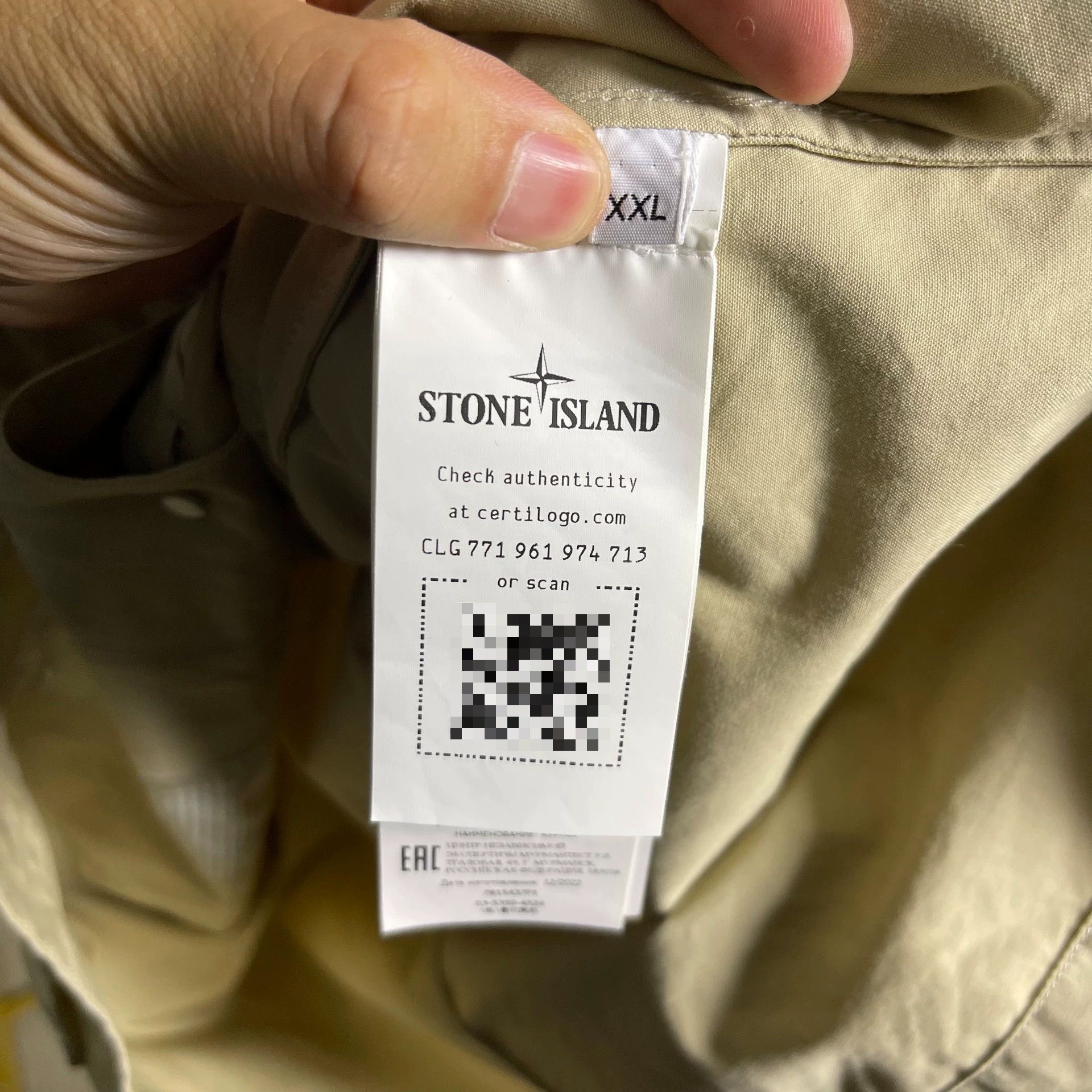 Stone Island Stone Island Ghost Ventile Jacket Size US XXL / EU 58 / 5 - 6 Thumbnail