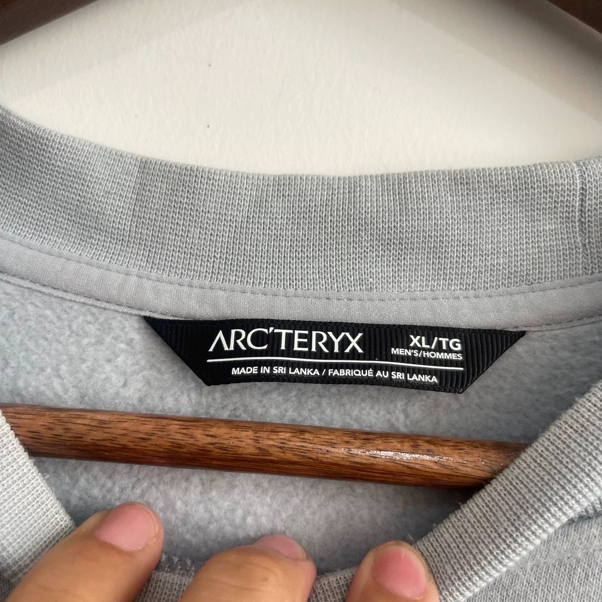 Arc'teryx Arcteryx Emblem Men's Fleece Crewneck Hoodie Size US XL / EU 56 / 4 - 3 Thumbnail