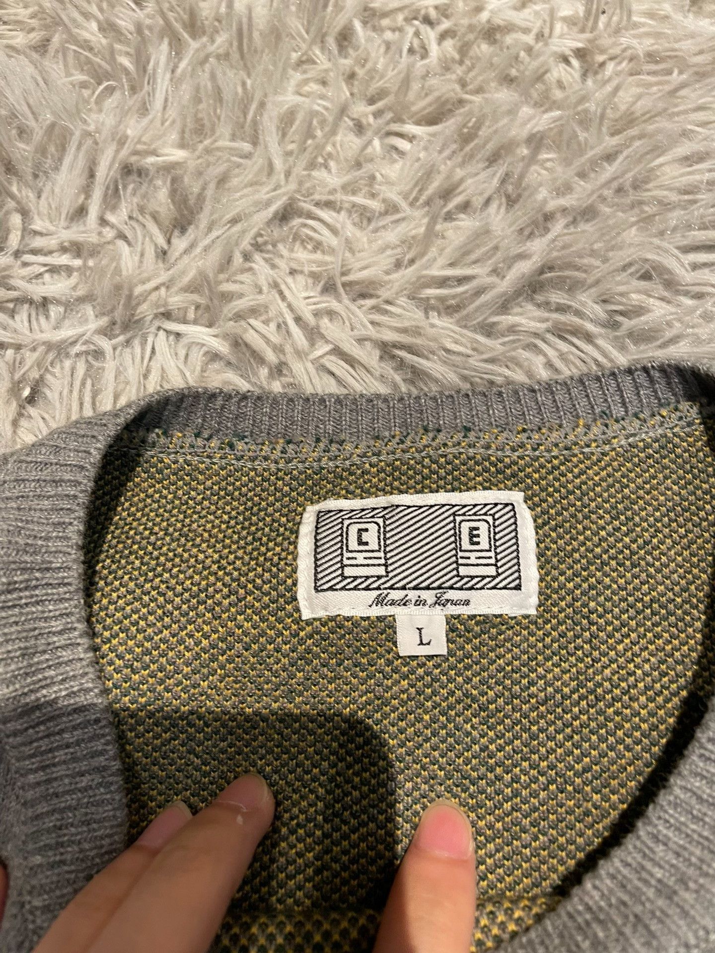 Cav Empt C.E/CAVEMPT Gray Knit Sweater Size US L / EU 52-54 / 3 - 5 Thumbnail