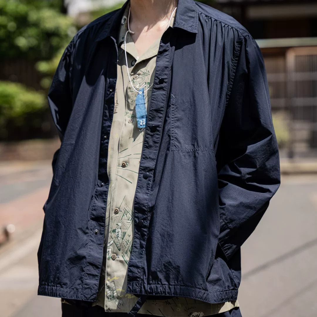 Porter Classic Porter Classic Poplin Gathered Coach Jacket Size US M / EU 48-50 / 2 - 8 Thumbnail