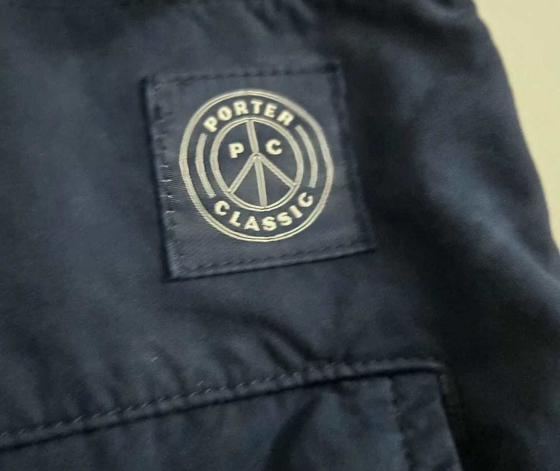 Porter Classic Porter Classic Indigo Nylon Cargo Pants Size US 35 - 3 Thumbnail