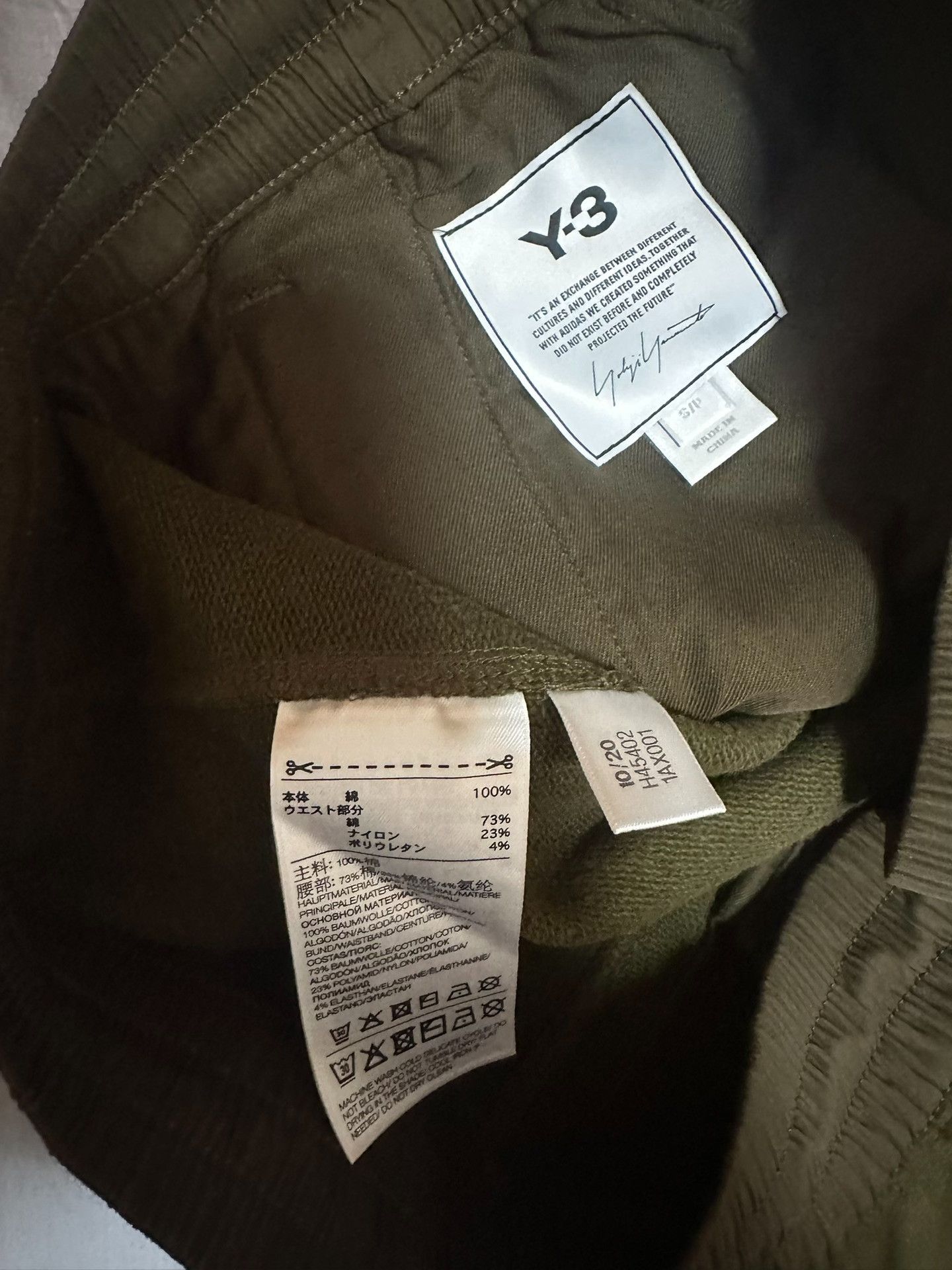 Y-3 Y-3 Men's Loose Cotton Casual Shorts Size US 38 / EU 54 - 3 Thumbnail