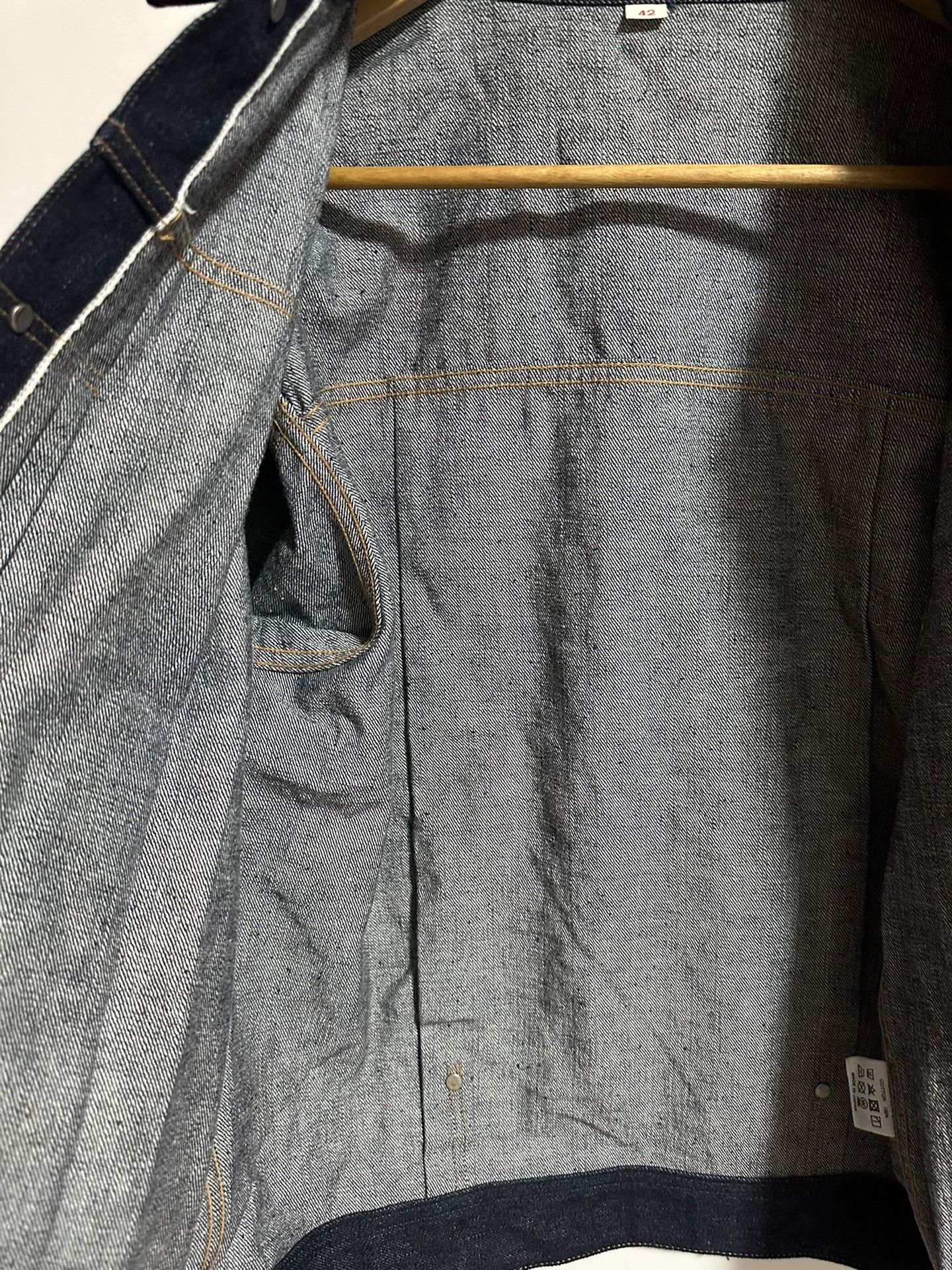 Warehouse & Co. Warehouse 2010 WWII Reissue 13.5oz Raw Denim Jacket Size US XS / EU 42 / 0 - 5 Thumbnail