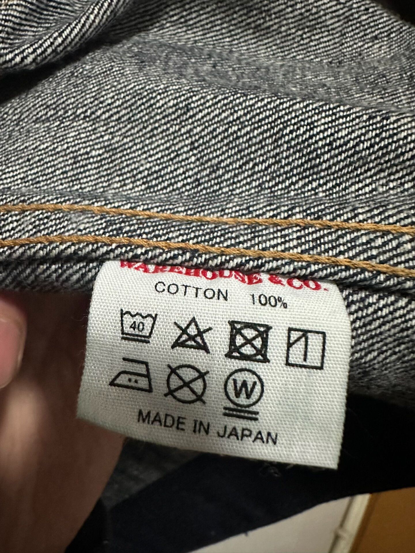 Warehouse & Co. Warehouse 2010 WWII Reissue 13.5oz Raw Denim Jacket Size US XS / EU 42 / 0 - 4 Thumbnail