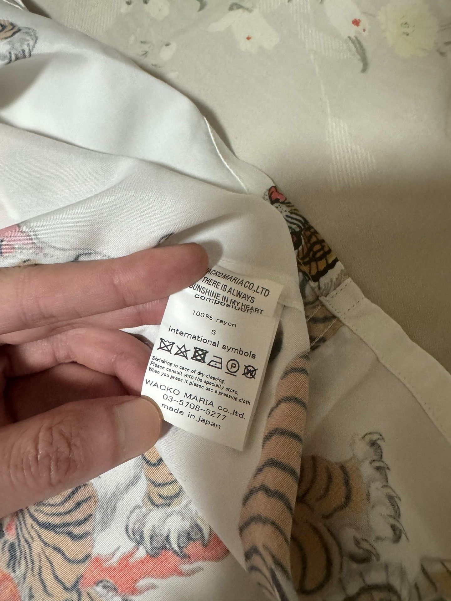 Wacko Maria Wacko Maria x Tim Lehi Flame Tiger Shirt Size US S / EU 44-46 / 1 - 5 Thumbnail