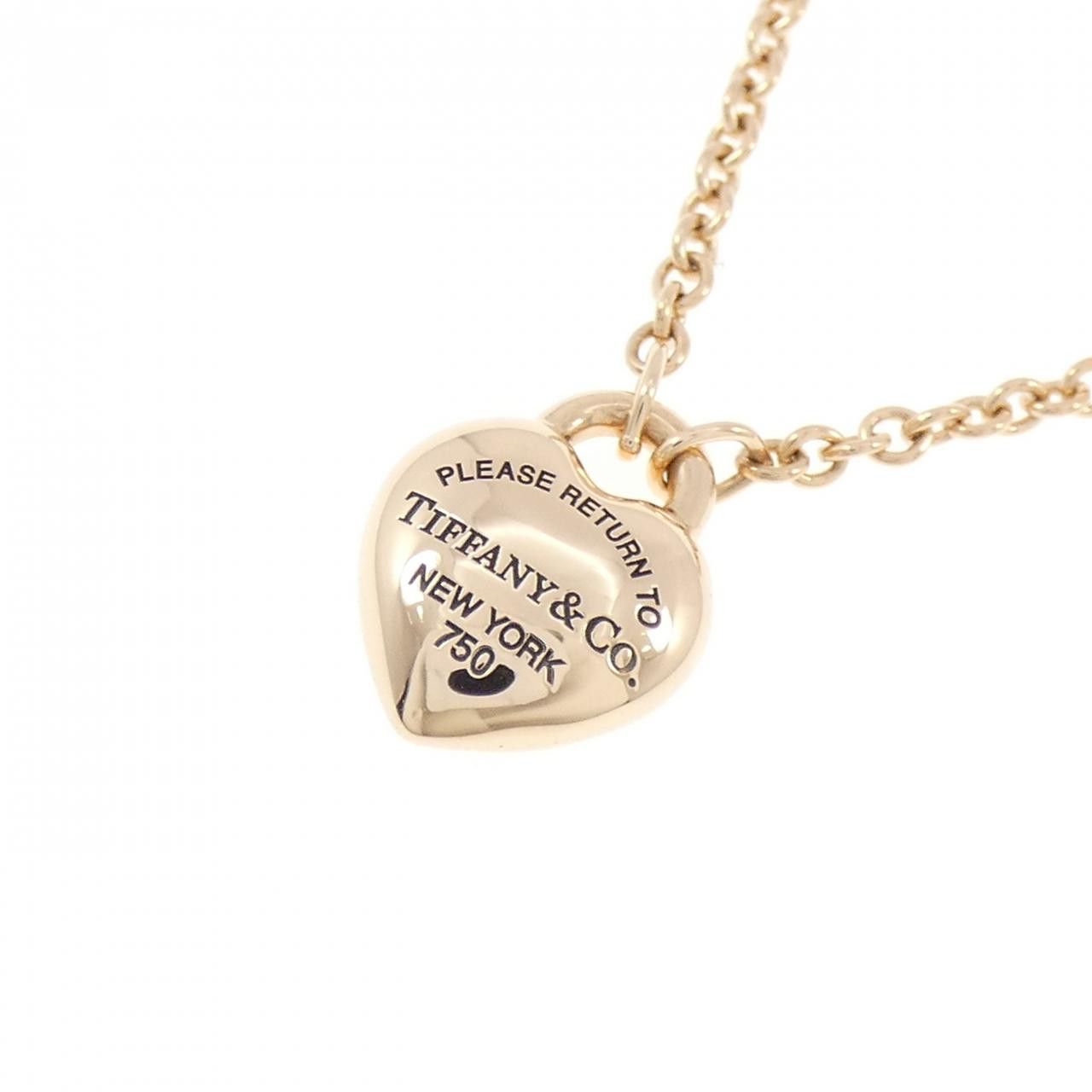 Tiffany & Co. Tiffany & Co. Tiffany & Co. Return To Tiffany 750 Pink Gold Necklace Precious Metal Necklace 73340942 DUTY FREE for USA Size ONE SIZE - 3 Thumbnail